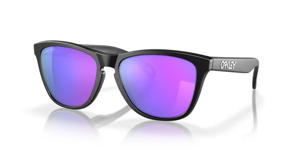 Oakley® Frogskins™ Prizm Violet Lenses, Matte Black Frame