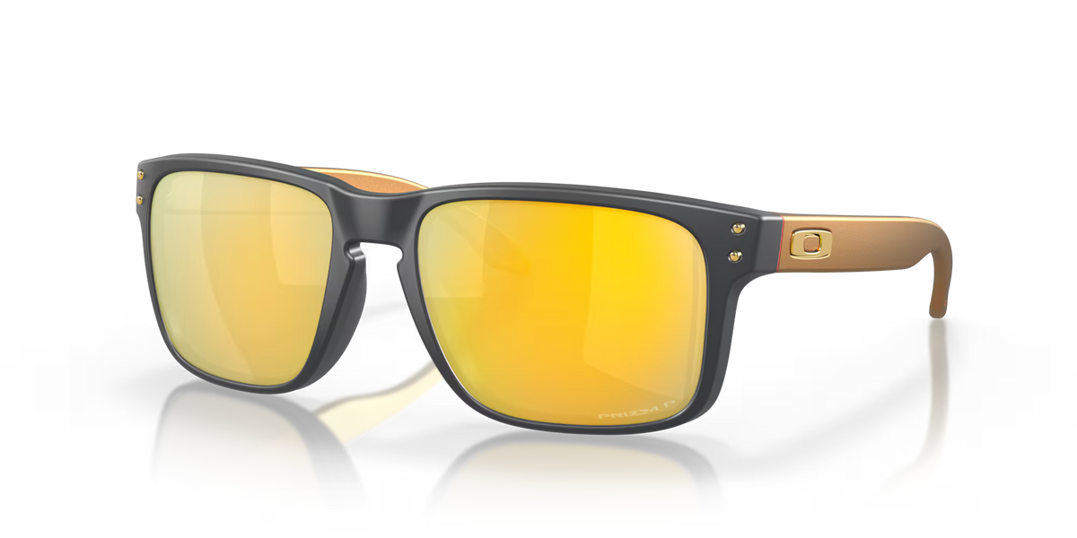 Oakley® Holbrook™ in Prizm 24k Polarized Lenses, Matte Carbon Frame