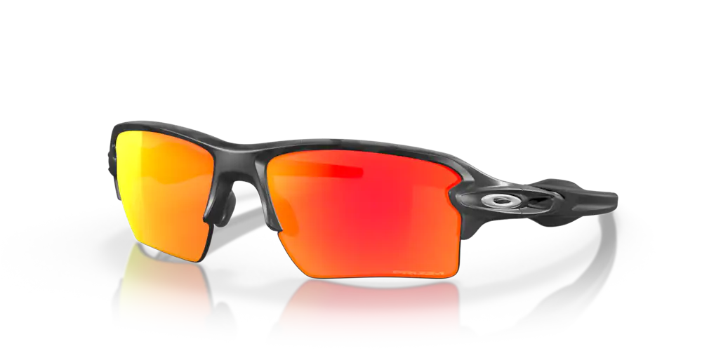 Oakley® Flak® 2.0 XL Black Camo Collection in Prizm Ruby Lenses, Black Camo Frame