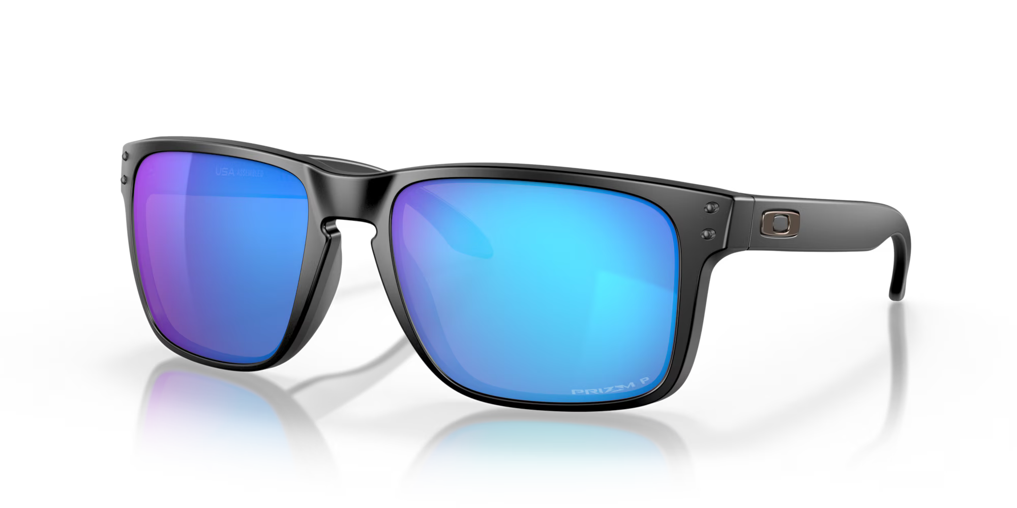 Oakley® Holbrook™ XL in Prizm Sapphire Polarized Lenses, Matte Black Frame