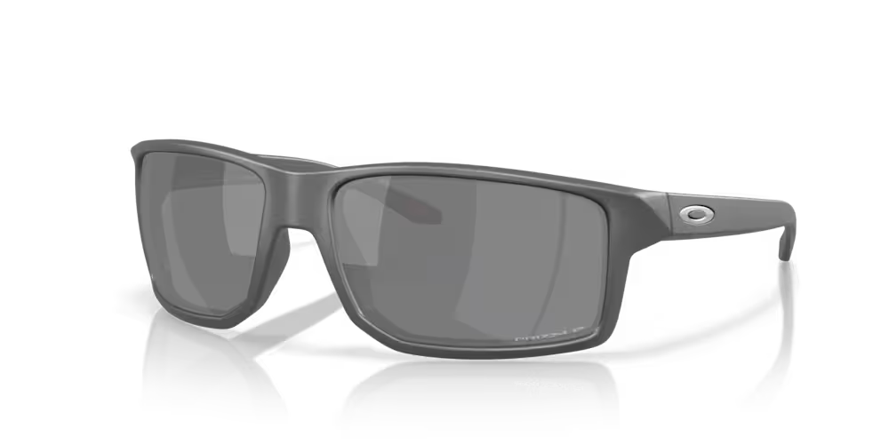 Oakley® Gibston XL in Prizm Black Polarized Lenses, Steel Frame