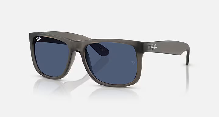 Ray-Ban Justin Opal Grey Frame with Dark Blue Lenses