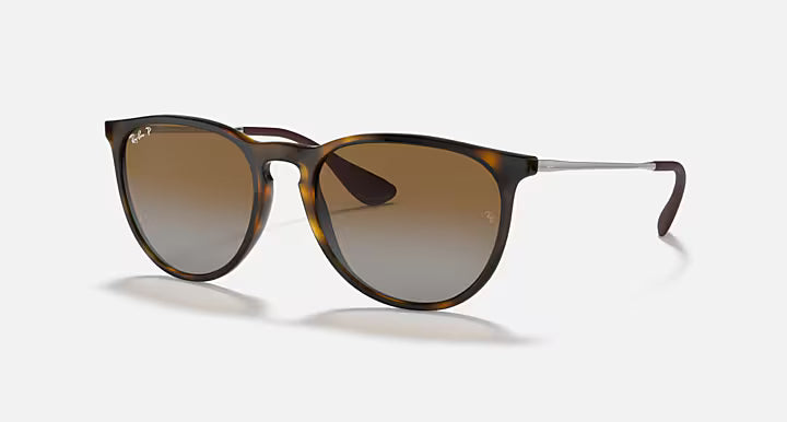 Ray-Ban Erika Classic Polished Light Brown Havana with Brown Lenses