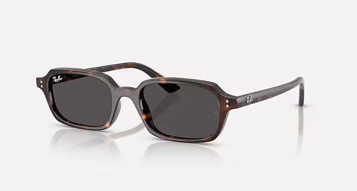 Ray-Ban Zuri Polished Havana Frame with Dark Grey Lenses