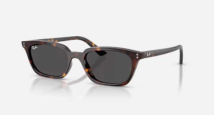 Ray-Ban Zaya Polished Havana Frame With Dark Grey Lenses