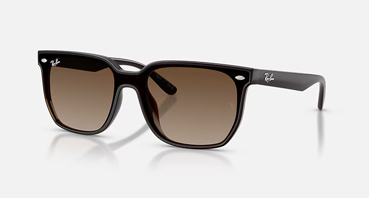 Ray-Ban Transparent Dark Brown Frame with Brown Lenses