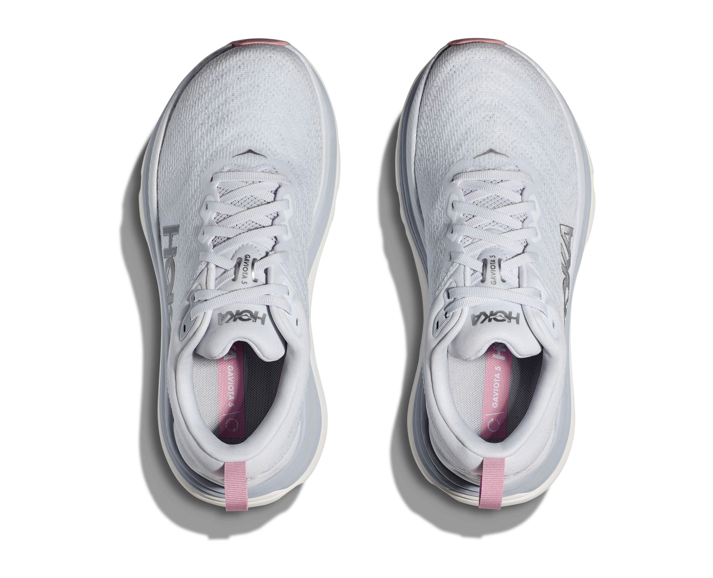 Women's HOKA Gaviota 5 Running Shoe in Sea Ice / Pink Twilight