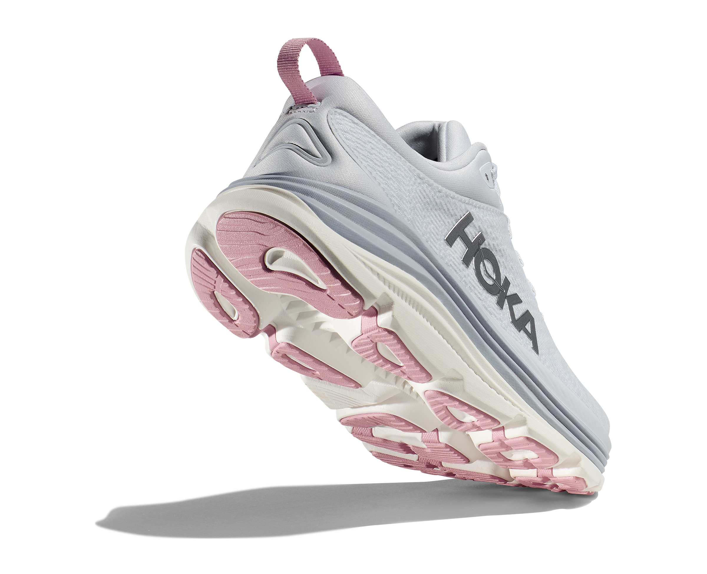 Women's HOKA Gaviota 5 Running Shoe in Sea Ice / Pink Twilight