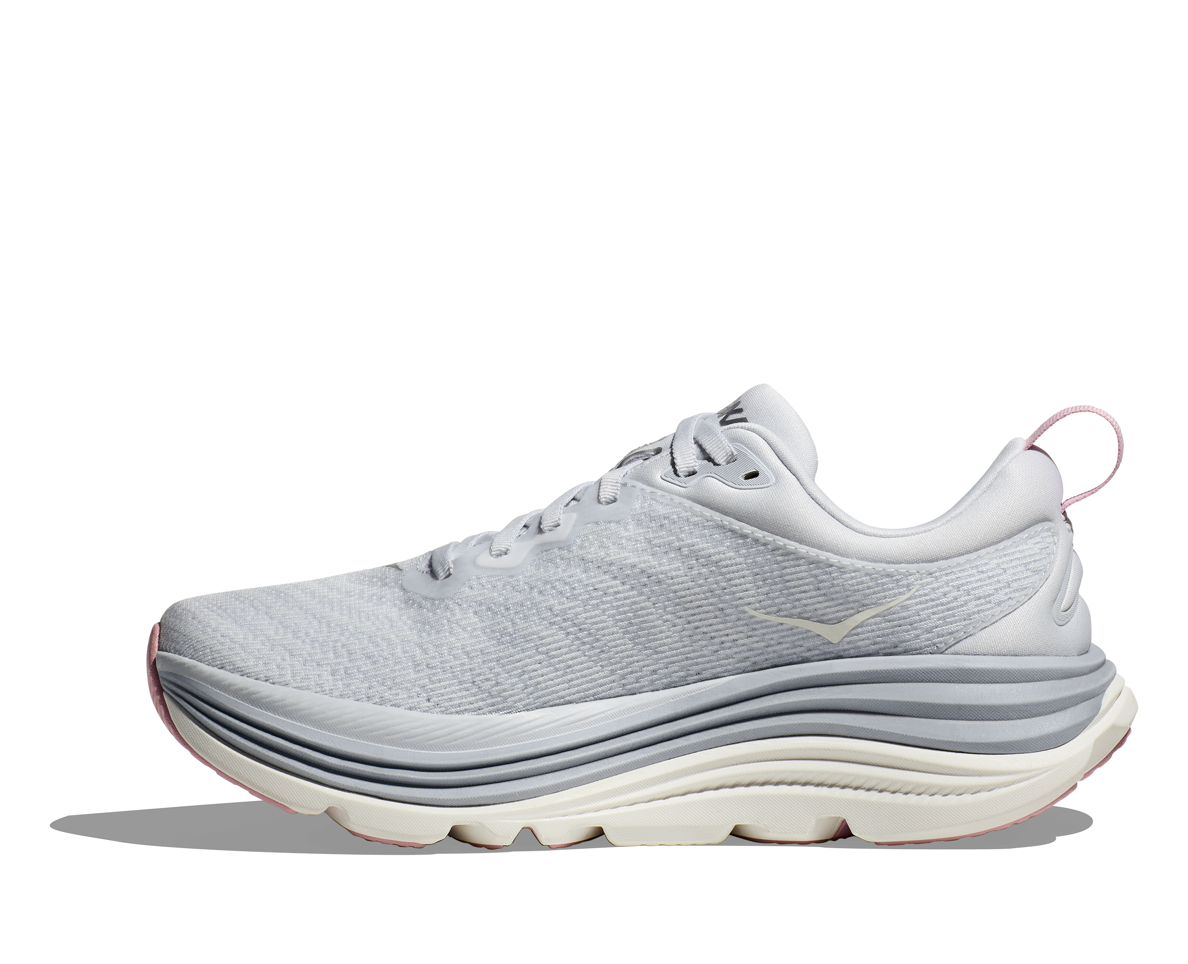 Women's HOKA Gaviota 5 Running Shoe in Sea Ice / Pink Twilight