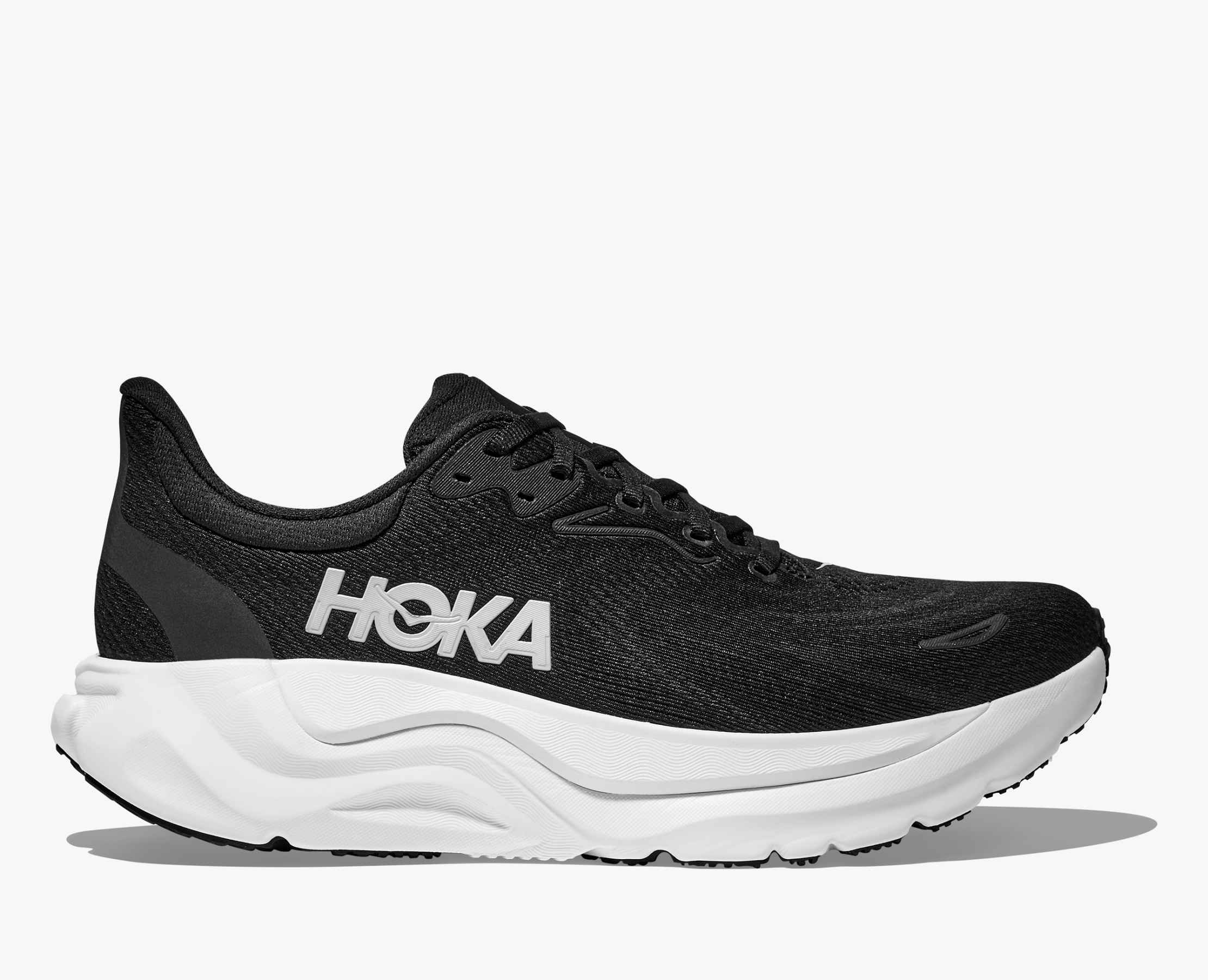 Men's HOKA Arahi 8 Running Shoe in Black | White