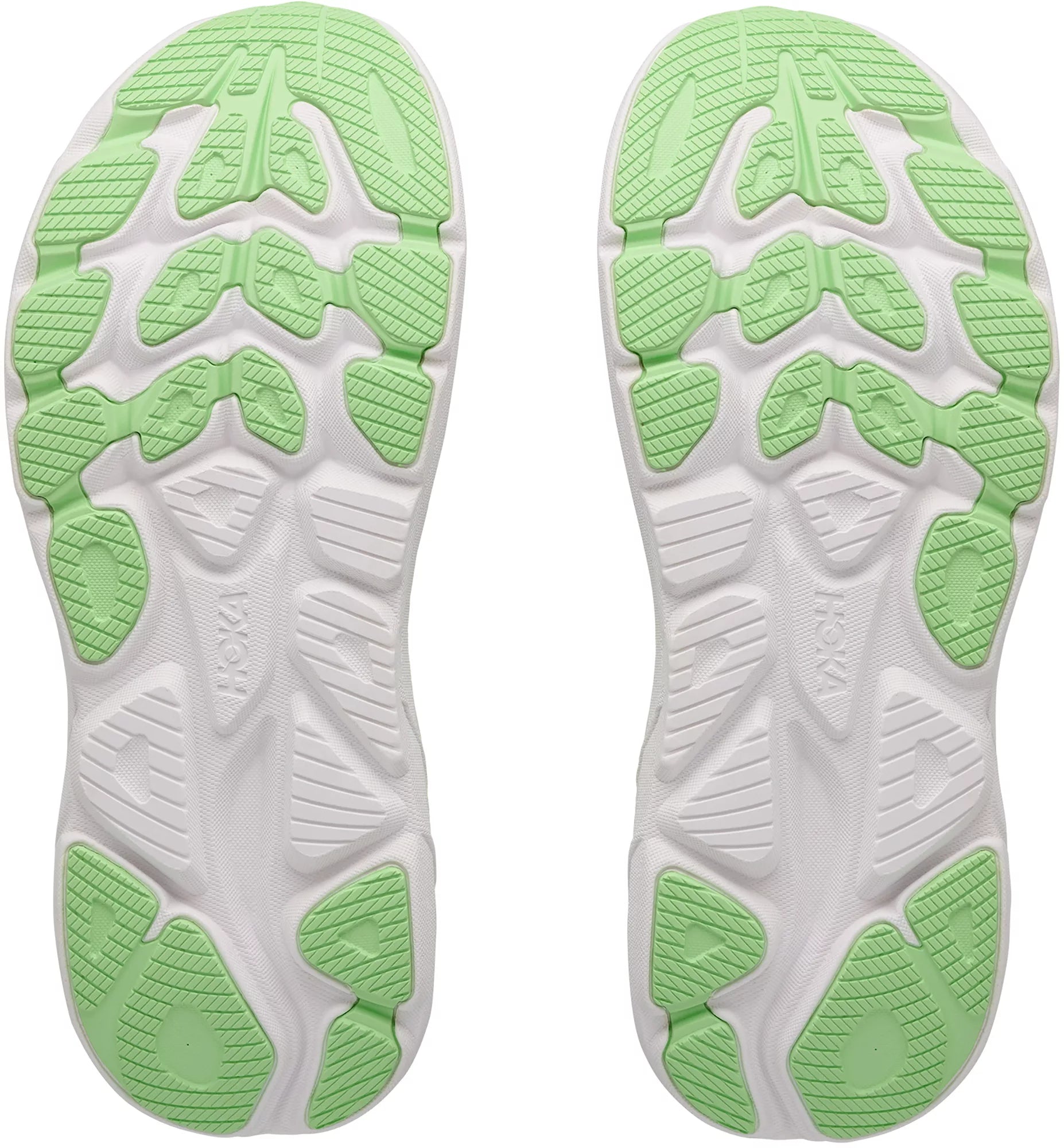 Women's HOKA Clifton 11 Running Shoe in Frost | Neon Yuzu