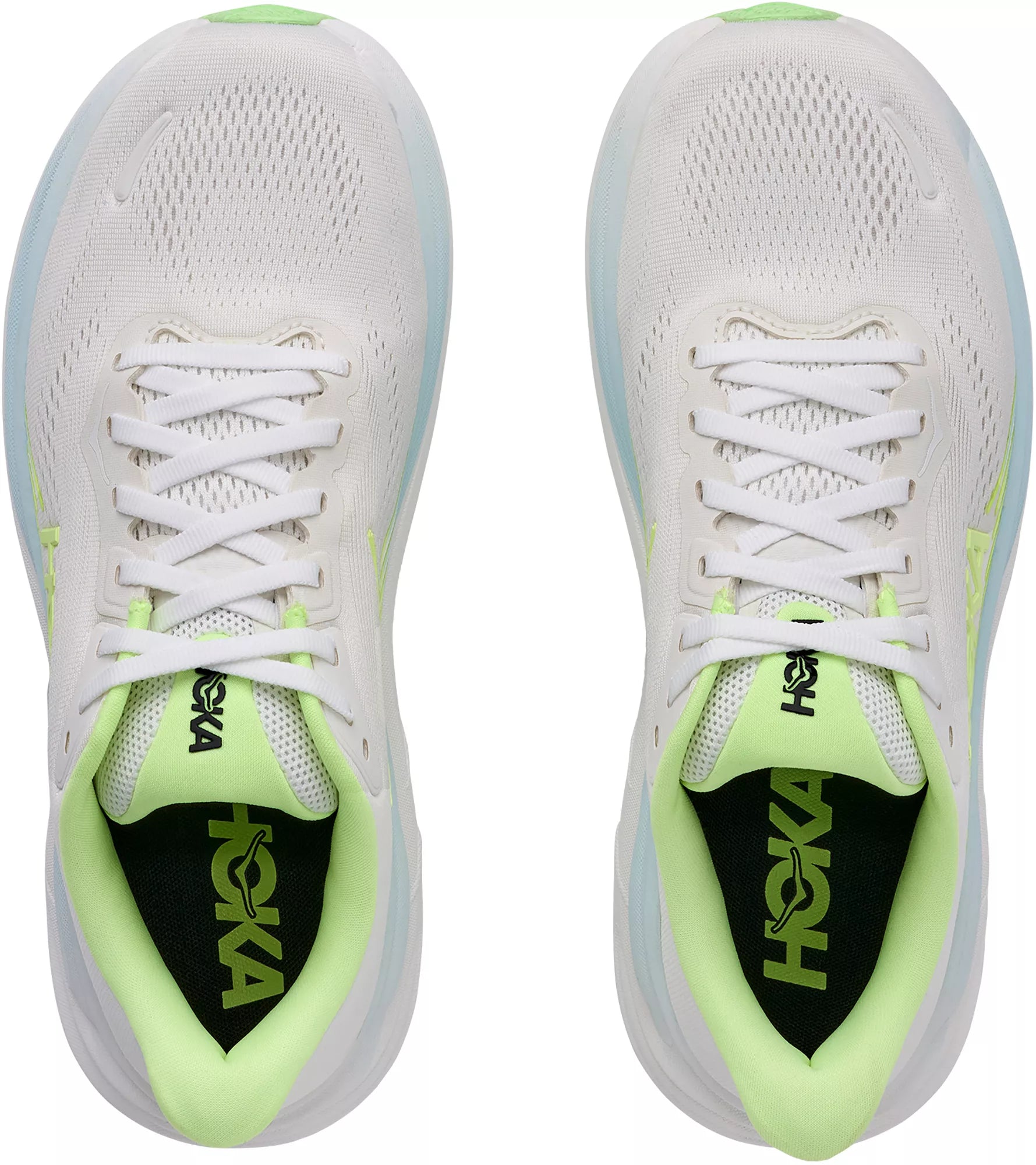 Women's HOKA Clifton 11 Running Shoe in Frost | Neon Yuzu