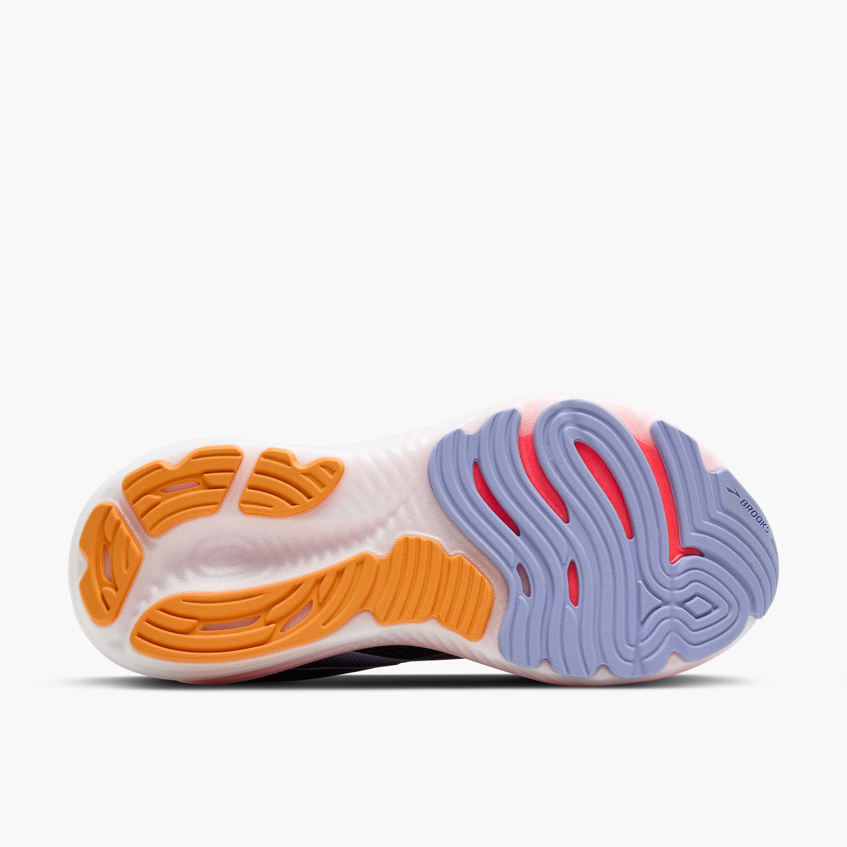 Women's Brooks Glycerin 22 Road Running Shoe in Black/Blue Heron/Orange