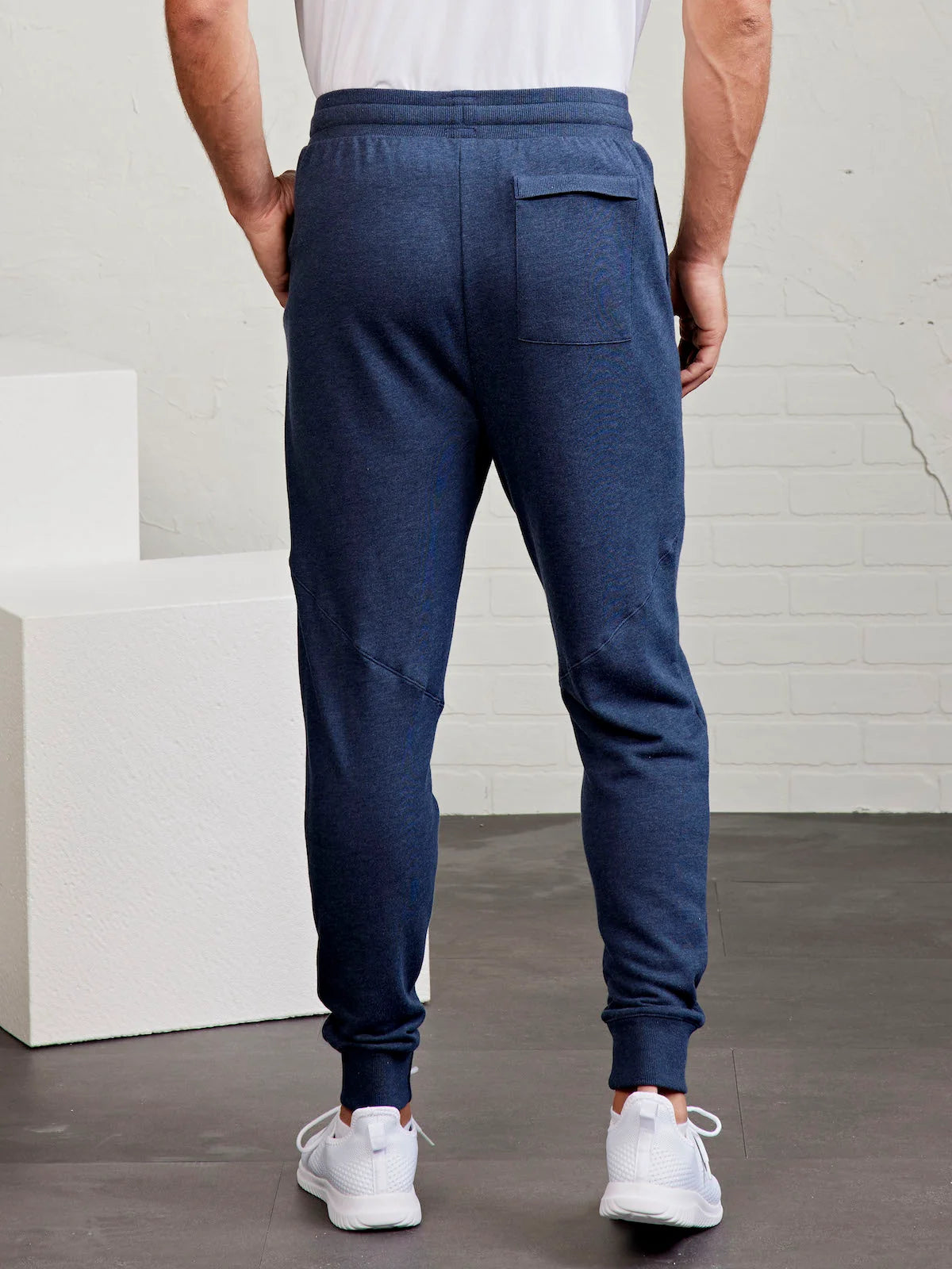 Tasc Stadium French Terry Jogger in Classic Navy Heather