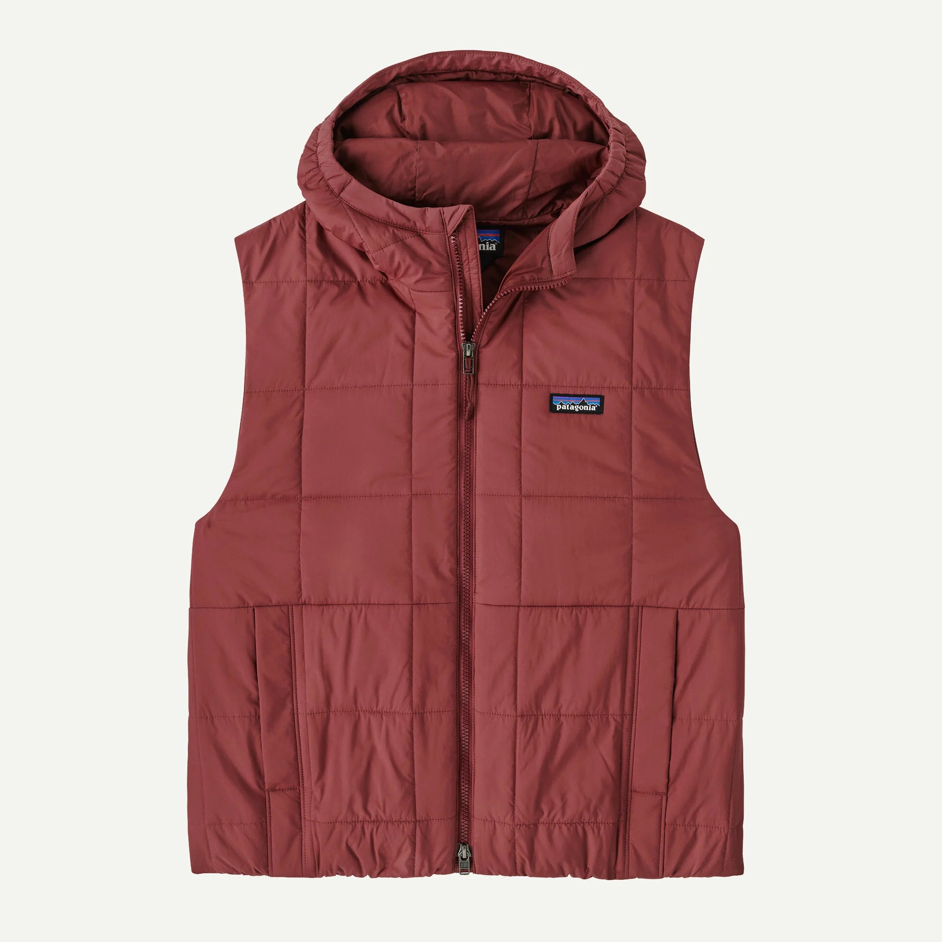 Patagonia Women's Light Gust Hooded Vest in Sequoia Red