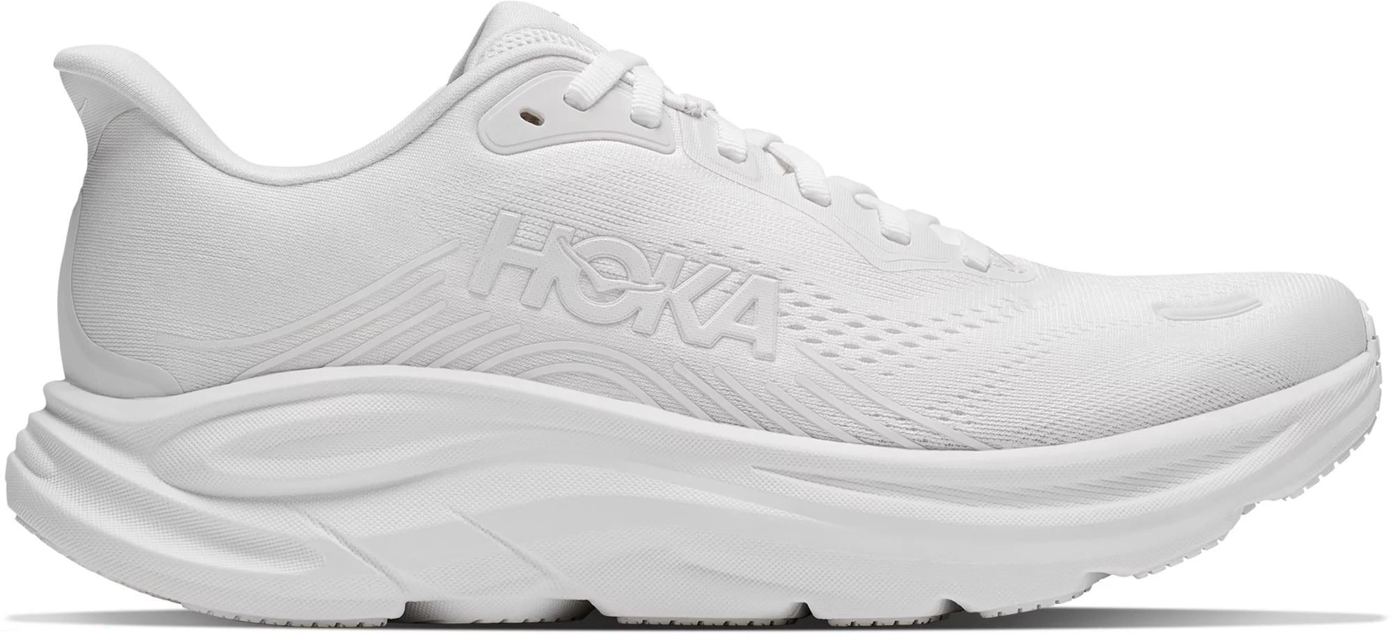 Women's HOKA Clifton 11 Running Shoe in White | White