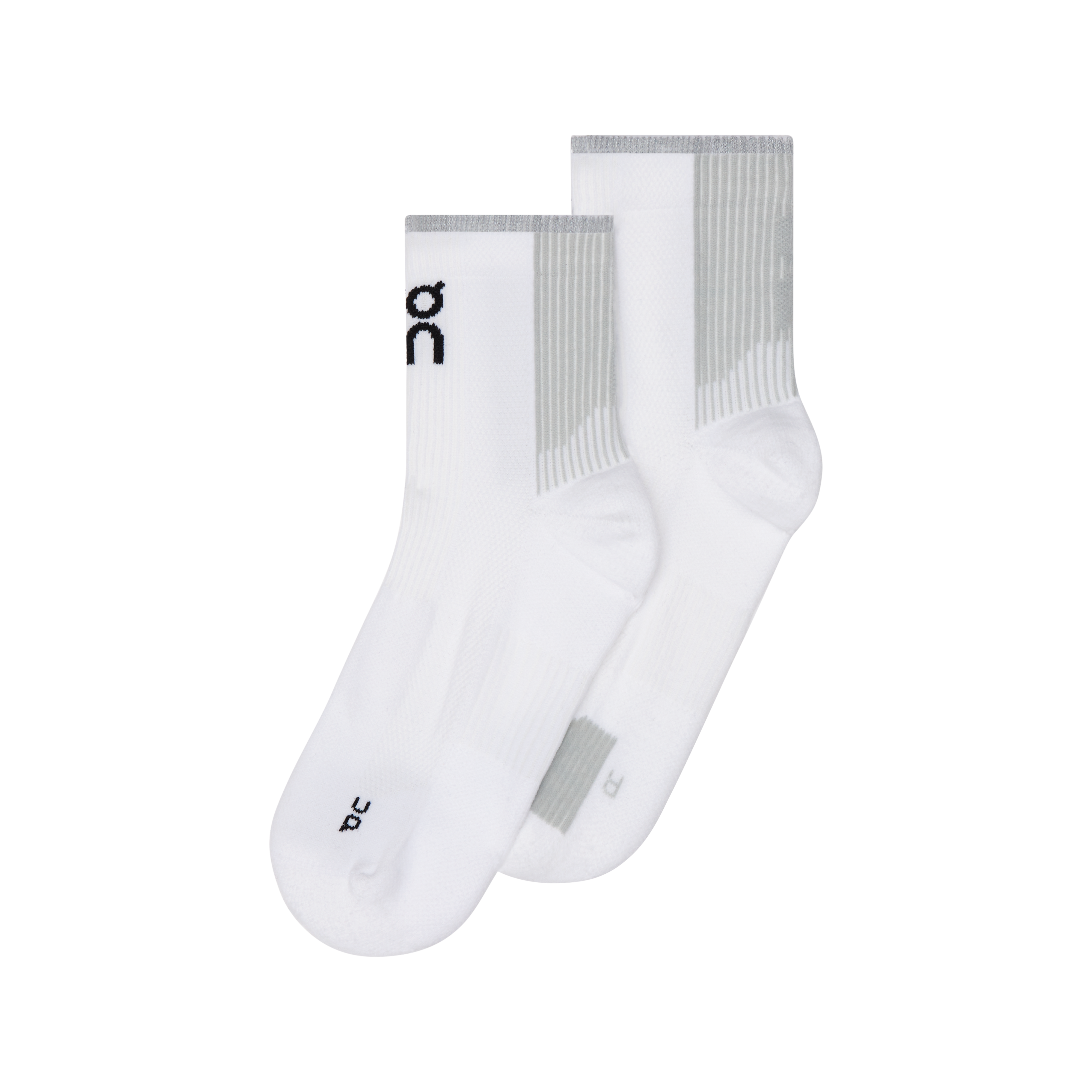 On Performance Run Sock Mid in White