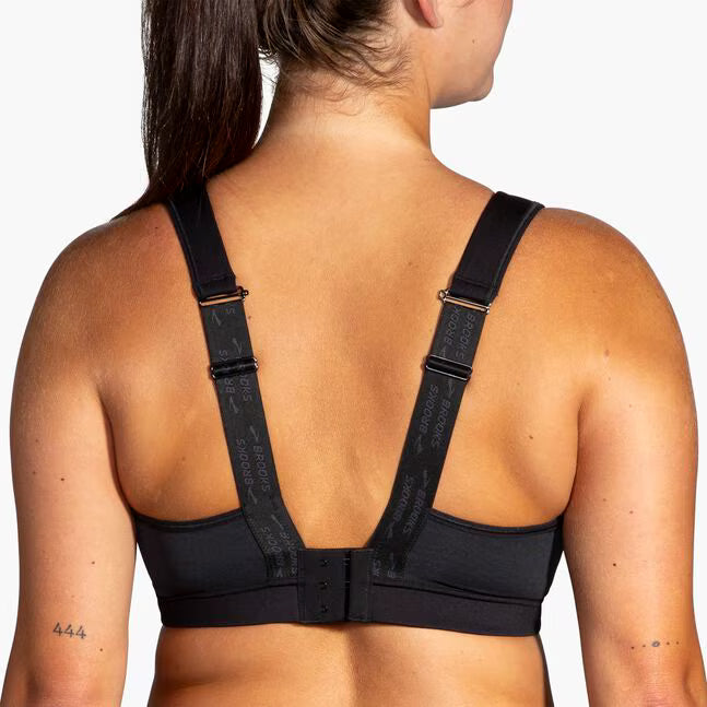 Women's Brooks Convertible 2.0 Sports Bra in Black