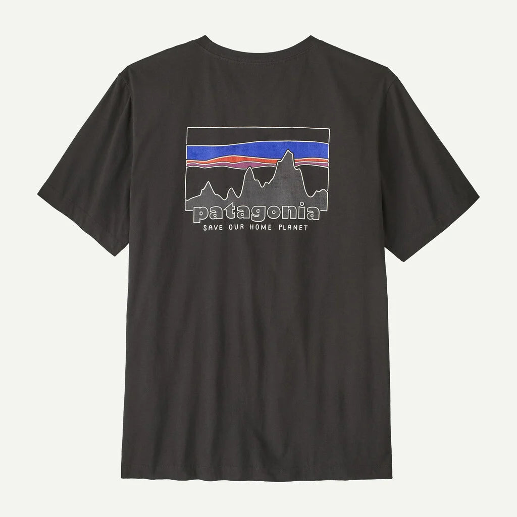 Patagonia Men's '73 Skyline T-Shirt in Ink Black
