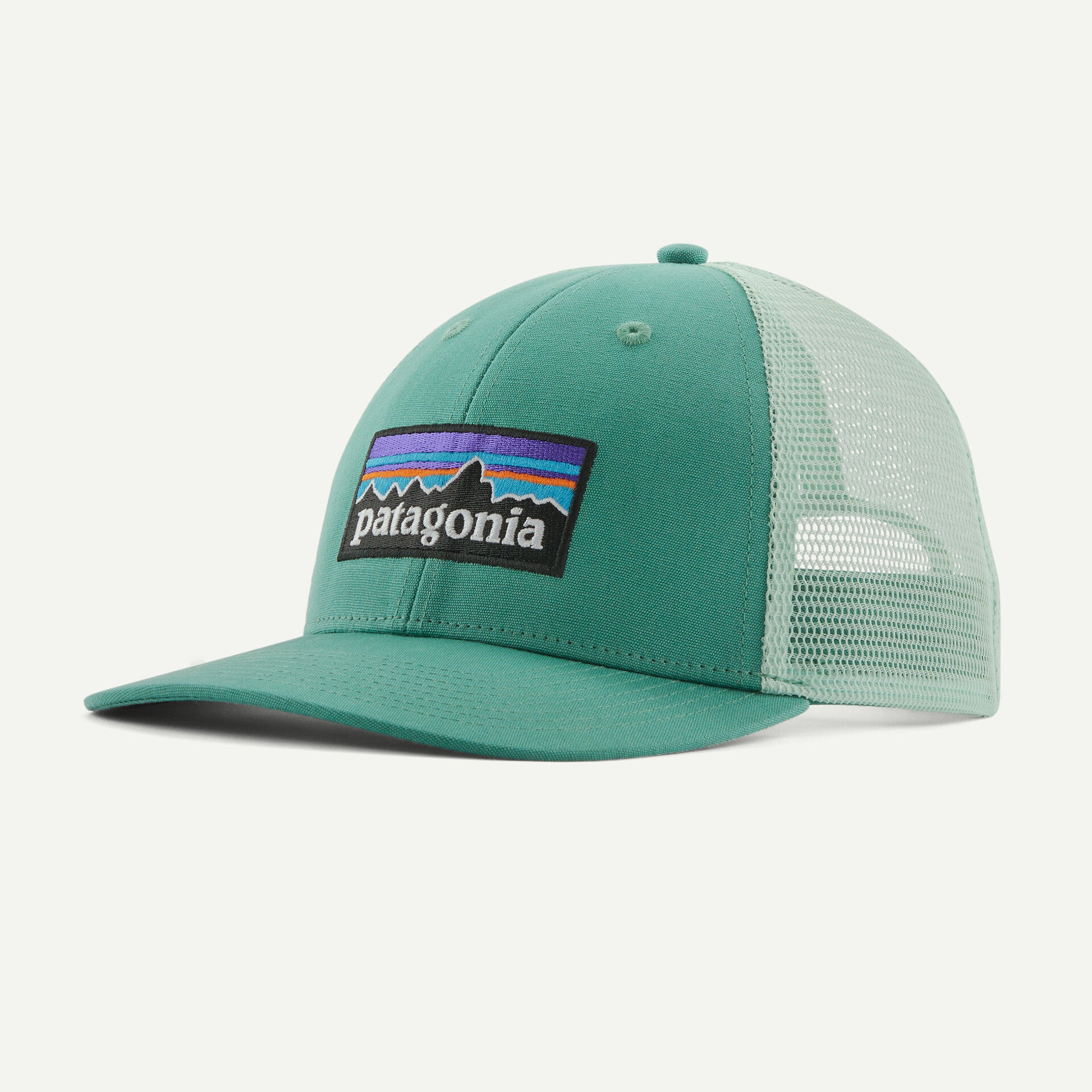 Patagonia Men's P-6 Logo LoPro Trucker Hat in Heartleaf Green