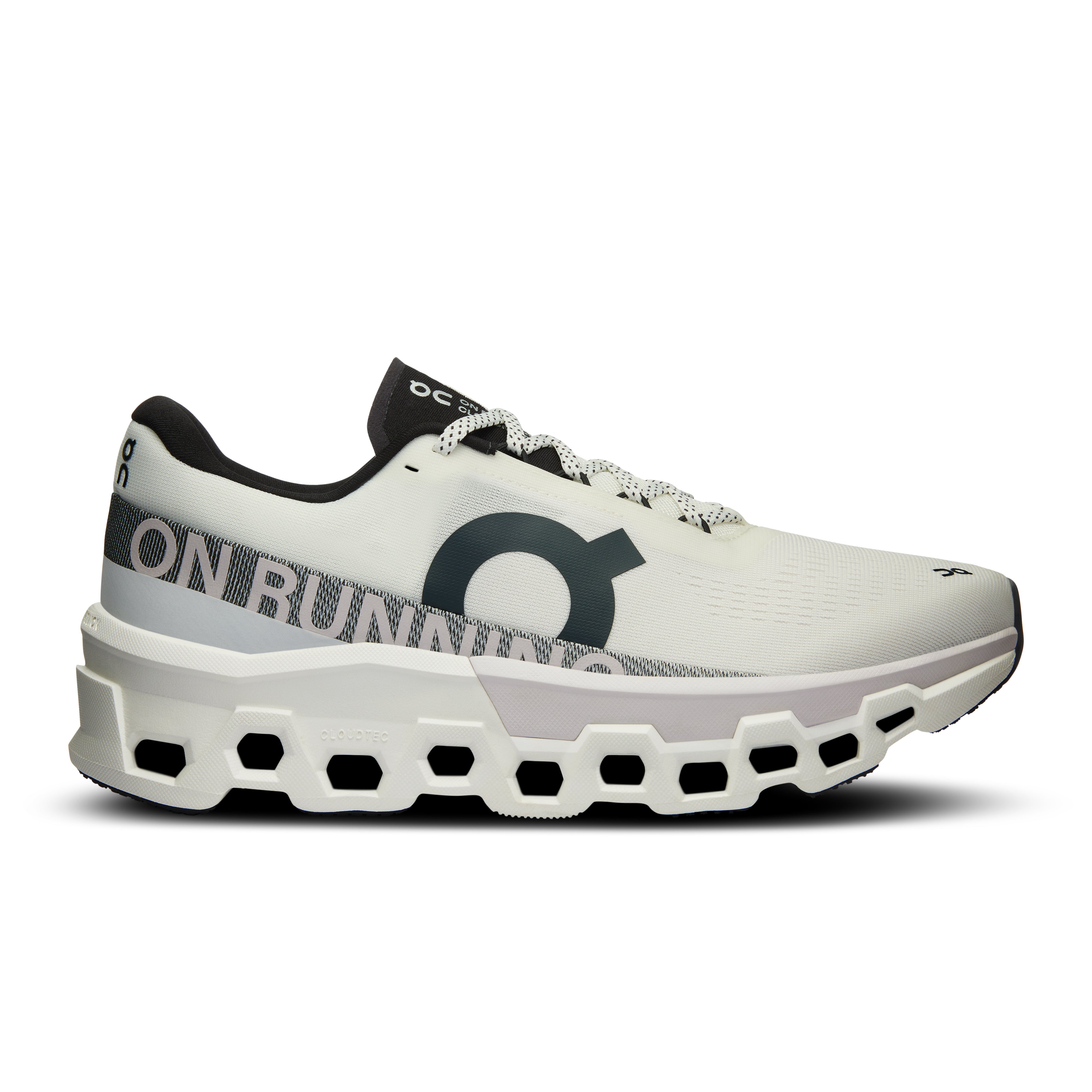 Men's On Cloudmonster 2 Running Shoe in White | Frost