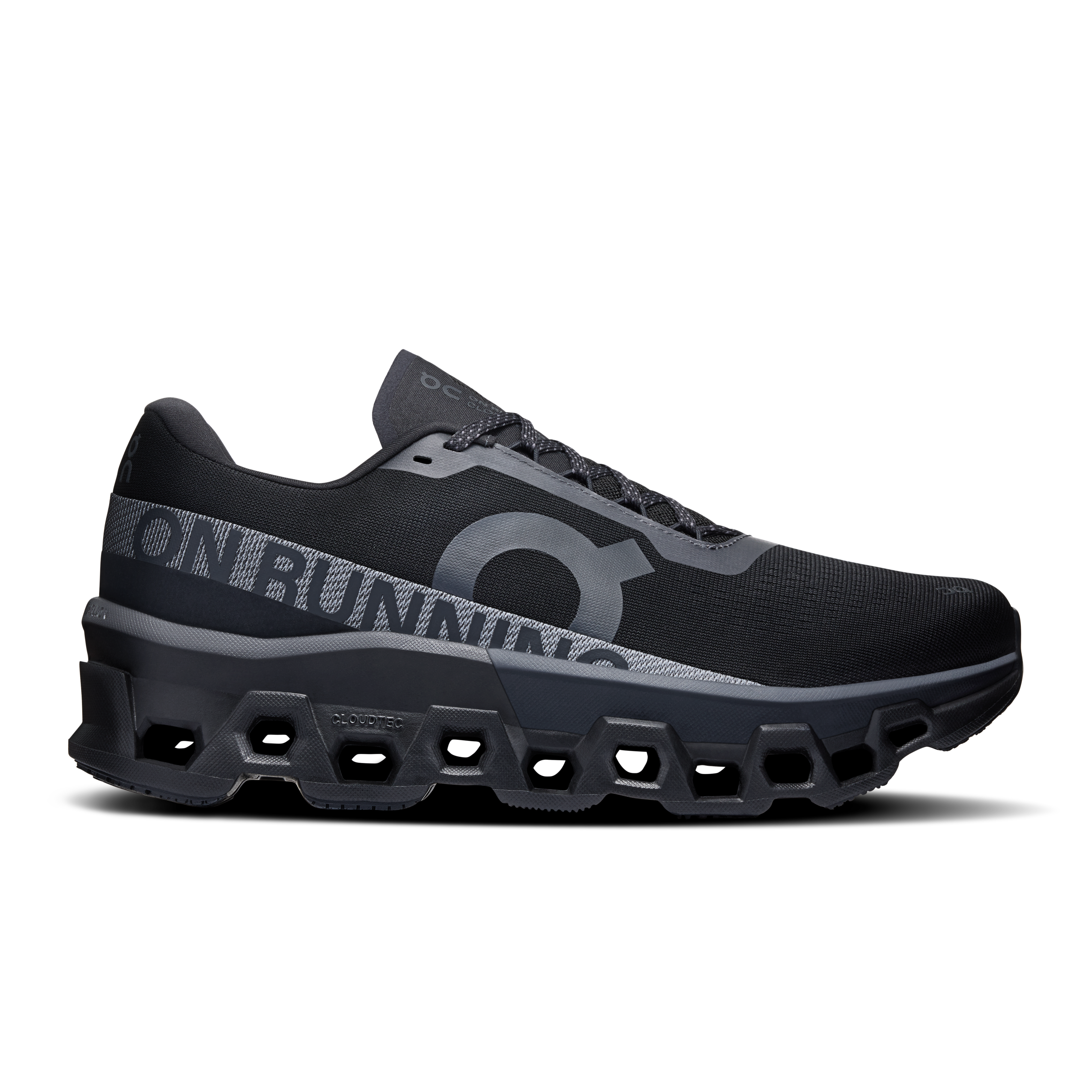 Men's On Cloudmonster 2 Running Shoe in Black | Black