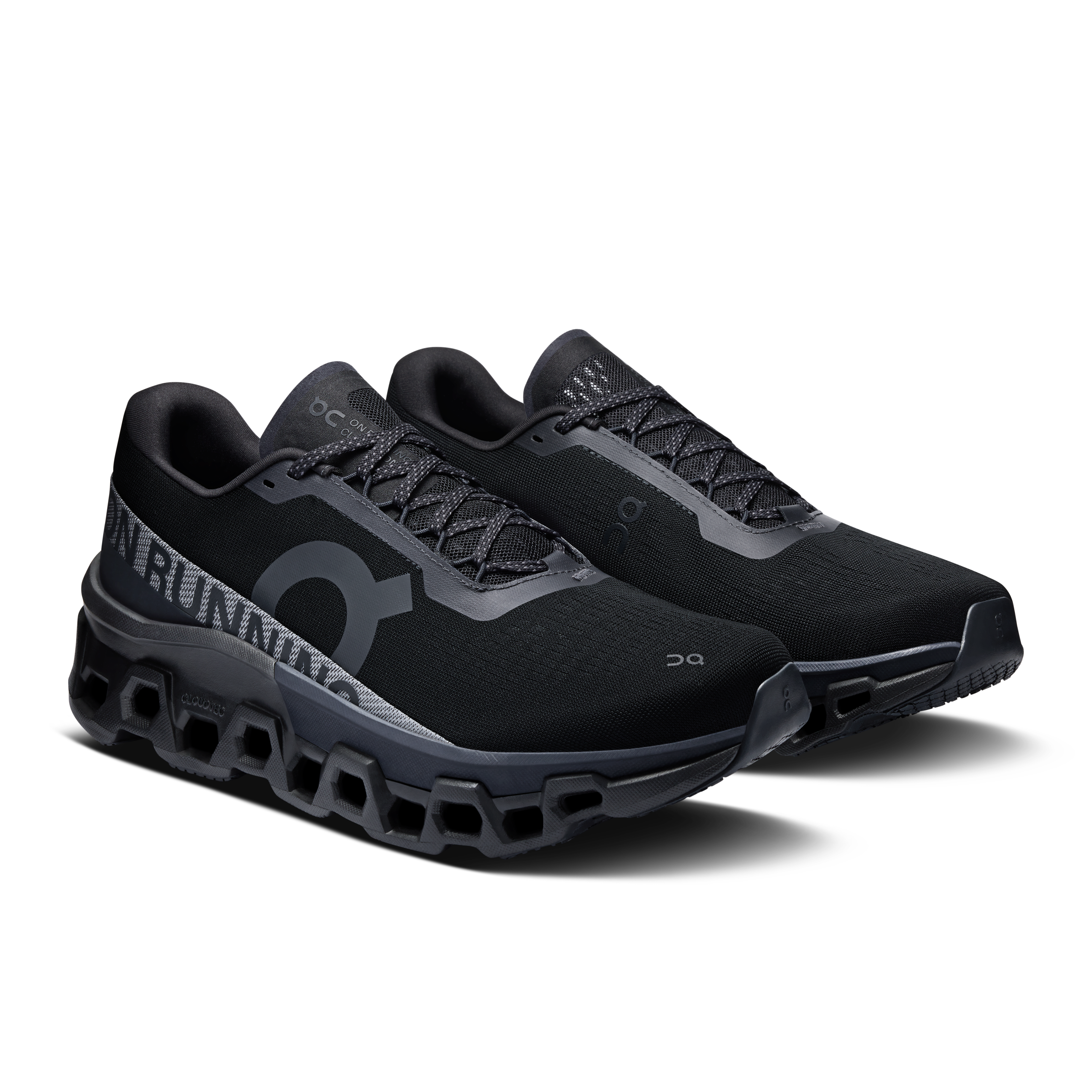 Men's On Cloudmonster 2 Running Shoe in Black | Black