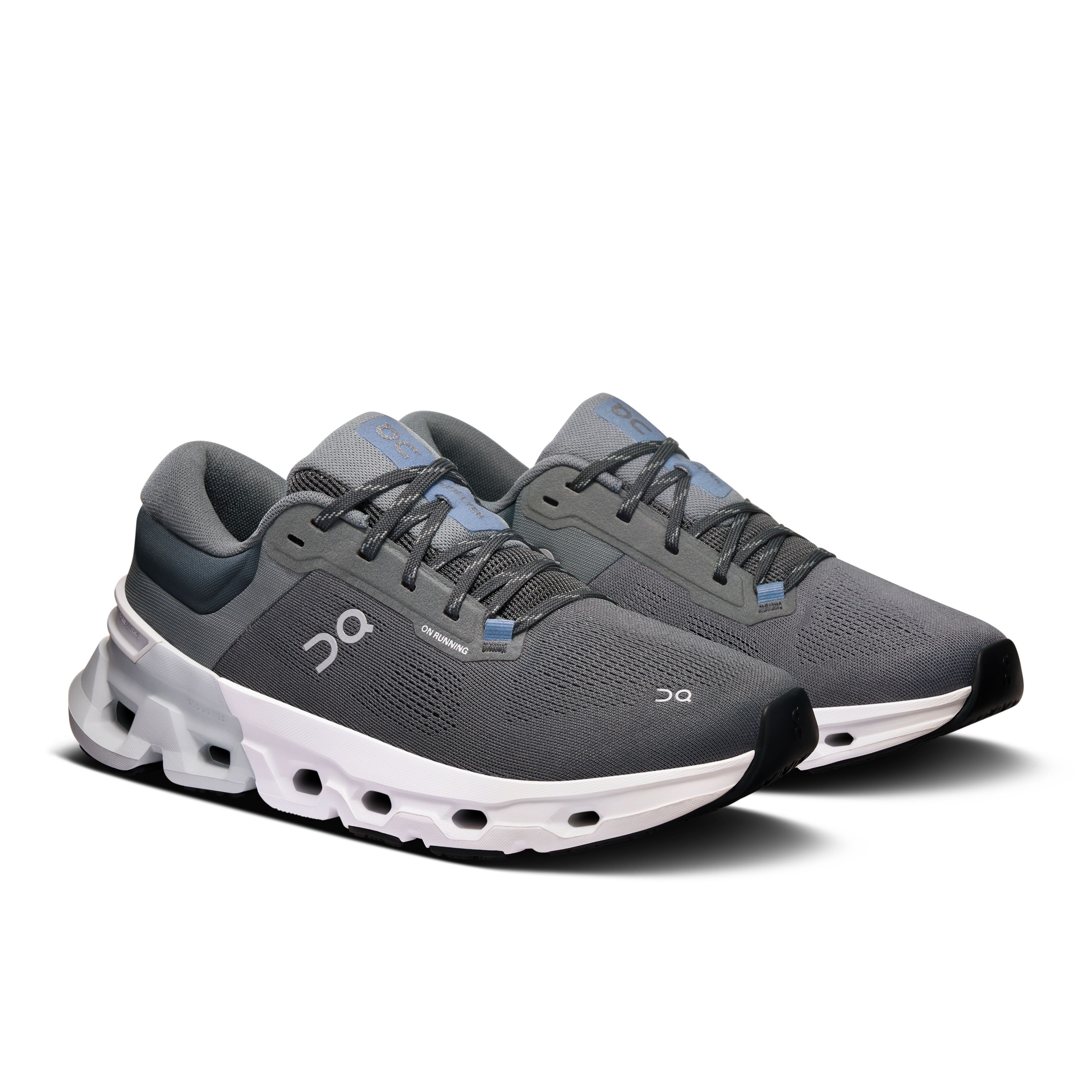 Men's On Cloudflyer 5 Running Shoe in Stone | Glacier