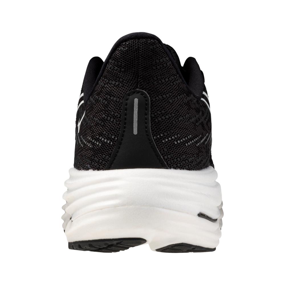 Men's Mizuno Wave Rider 29 Running Shoe in Black Sand | Quiet Shade