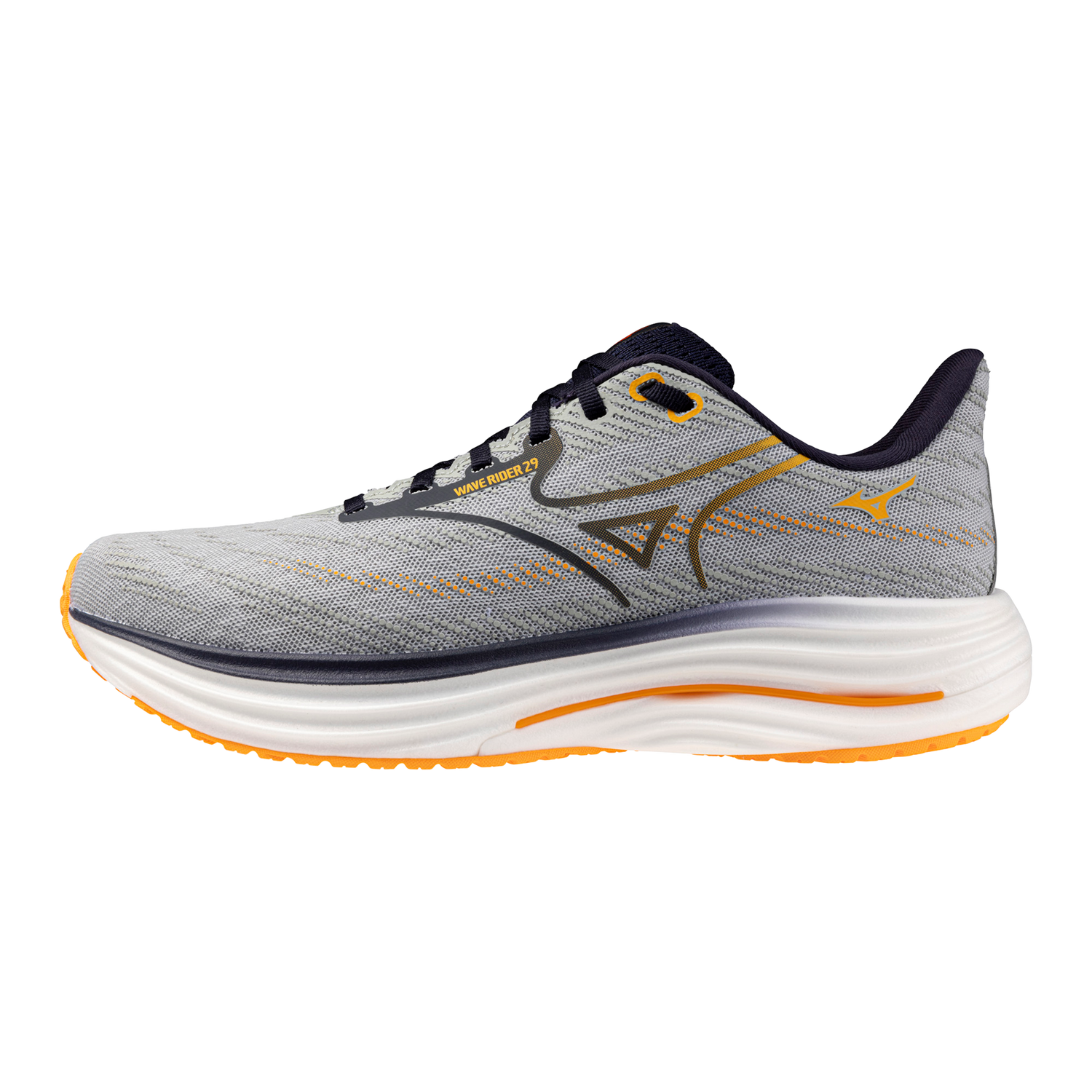 Men's Mizuno Wave Rider 29 Running Shoe in Harbor Mist | Baritone Blue