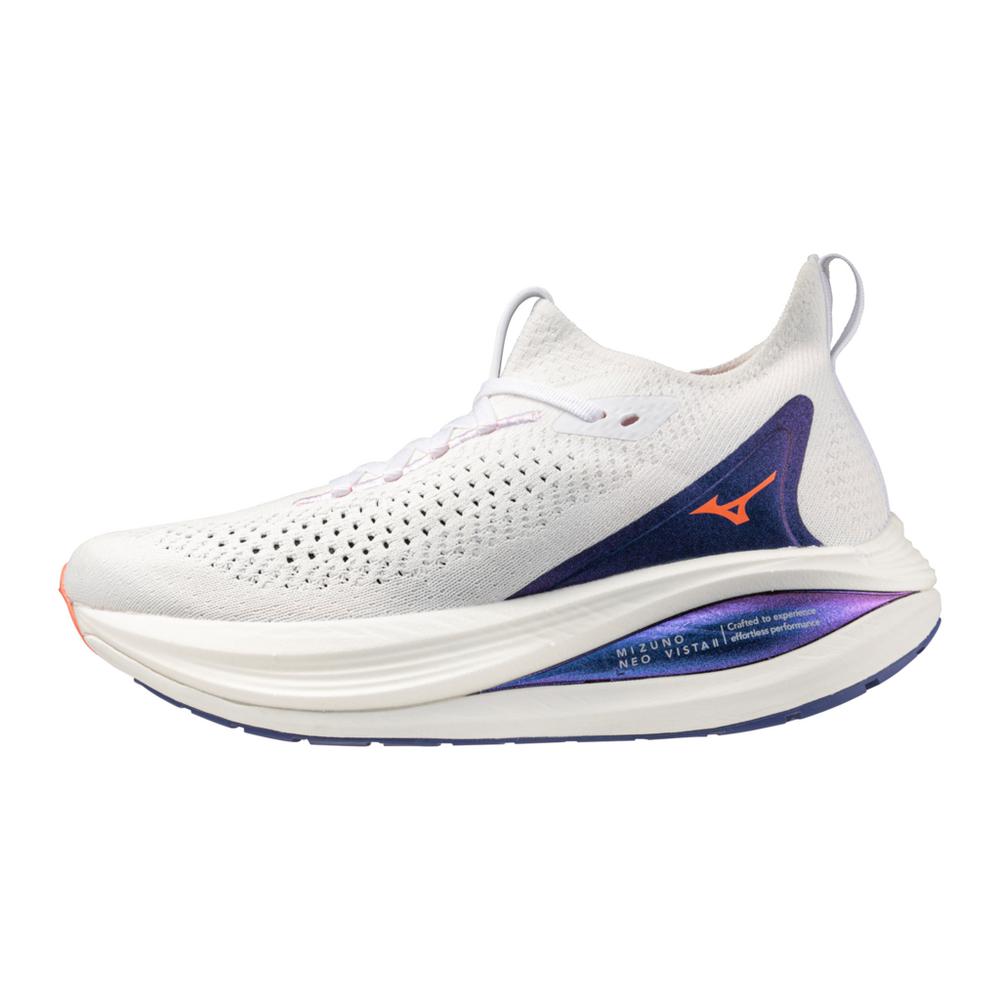Women's Mizuno Neo Vista 2 Running Shoe in White Striking Coral