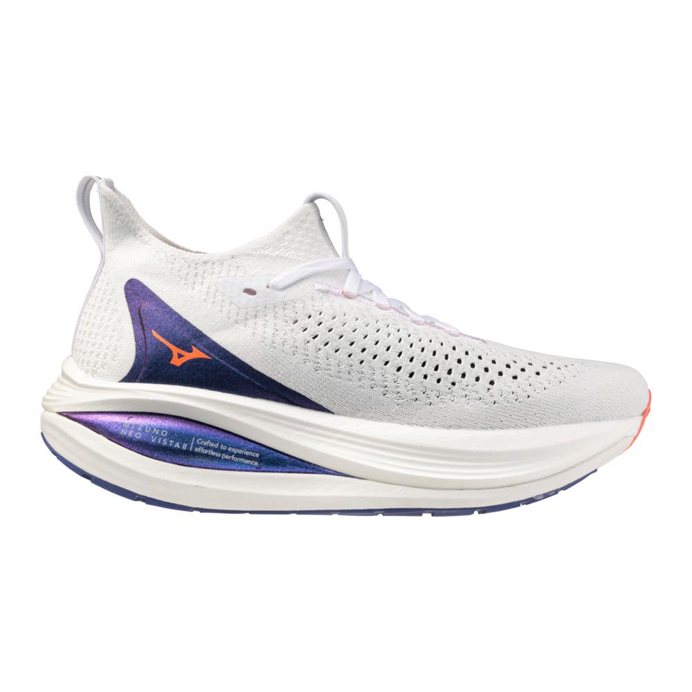 Women's Mizuno Neo Vista 2 Running Shoe in White Striking Coral