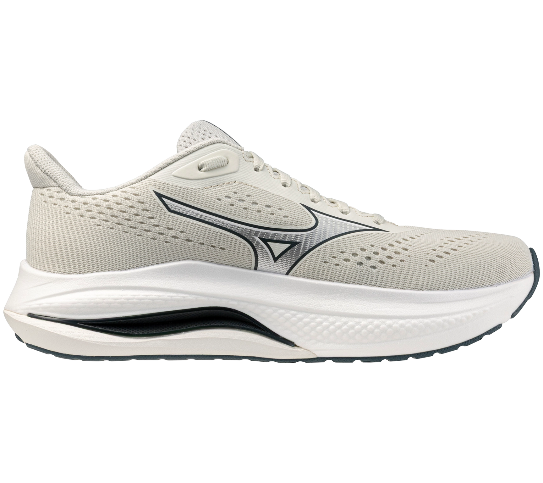 Men's Mizuno Wave Inspire 22 Running Shoe in Foggy Dew-White