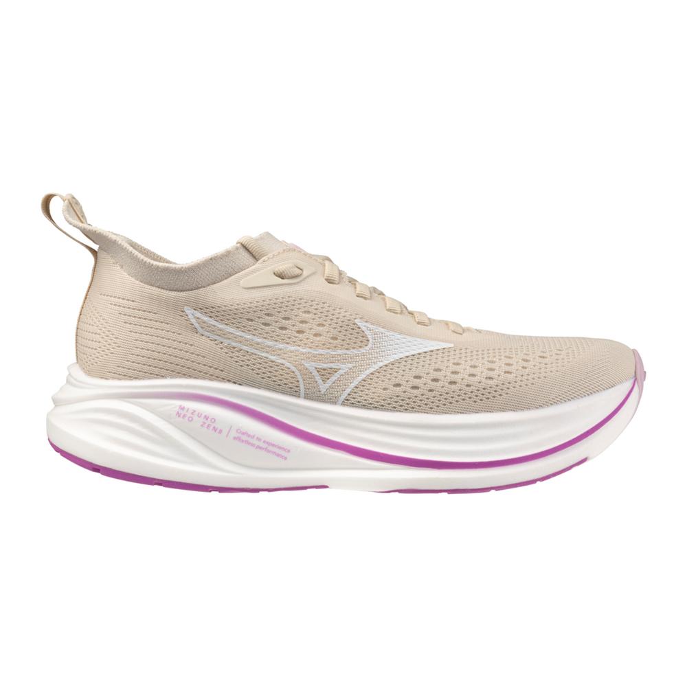 Women's Mizuno Neo Zen 2 Running Shoe in Summer Sand White