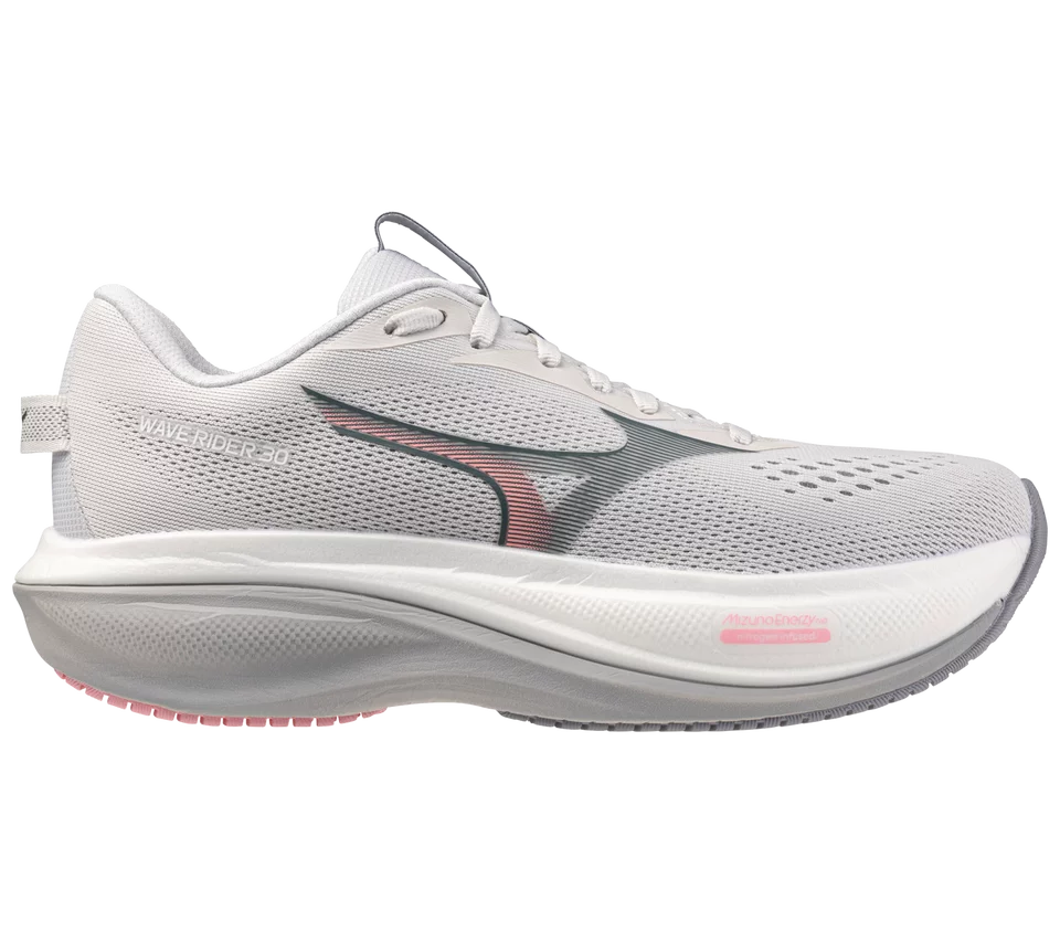 Women's Mizuno Rider 30 Running Shoe in Dapple Grey Dark Slate