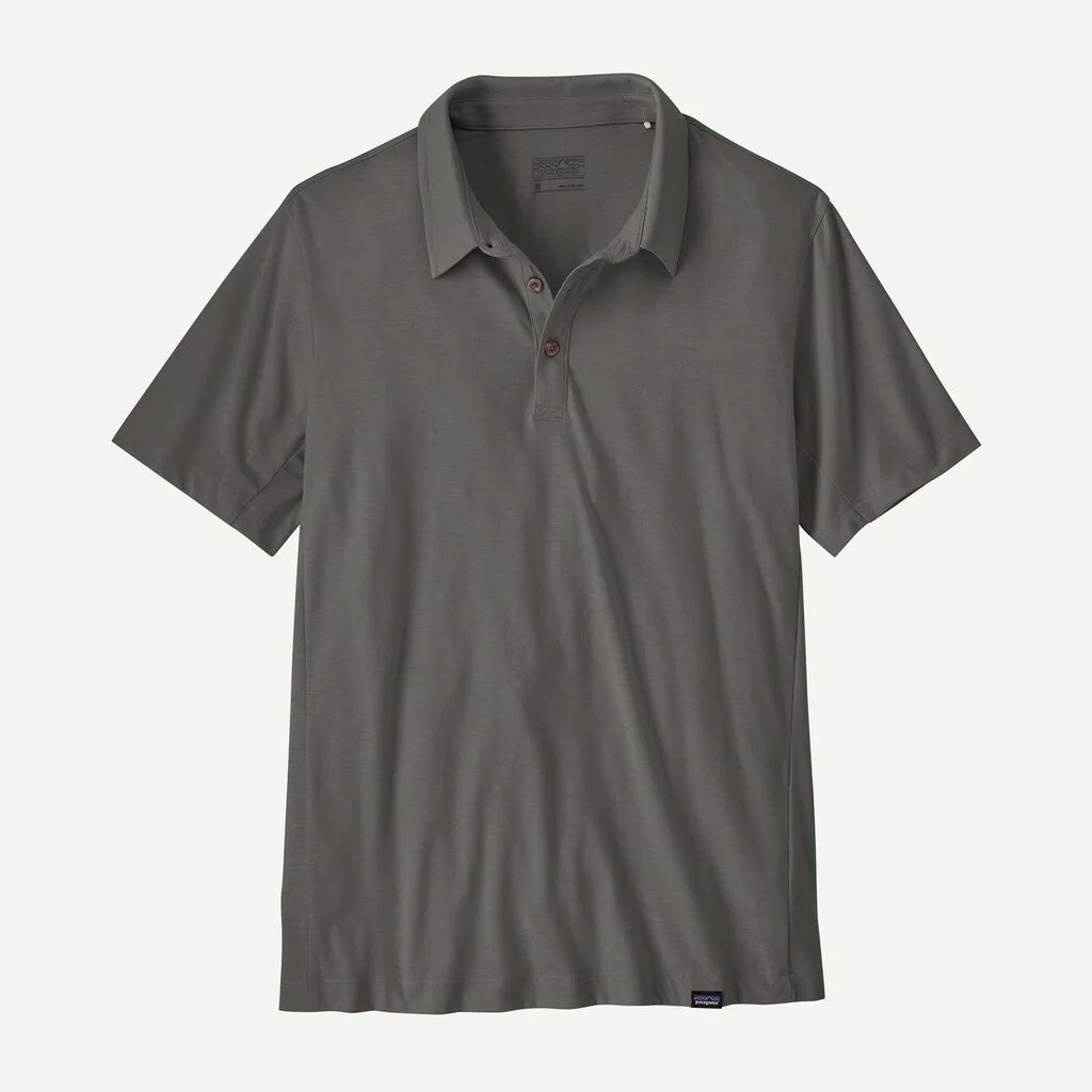Patagonia Men's Essential Polo Shirt in Forge Grey