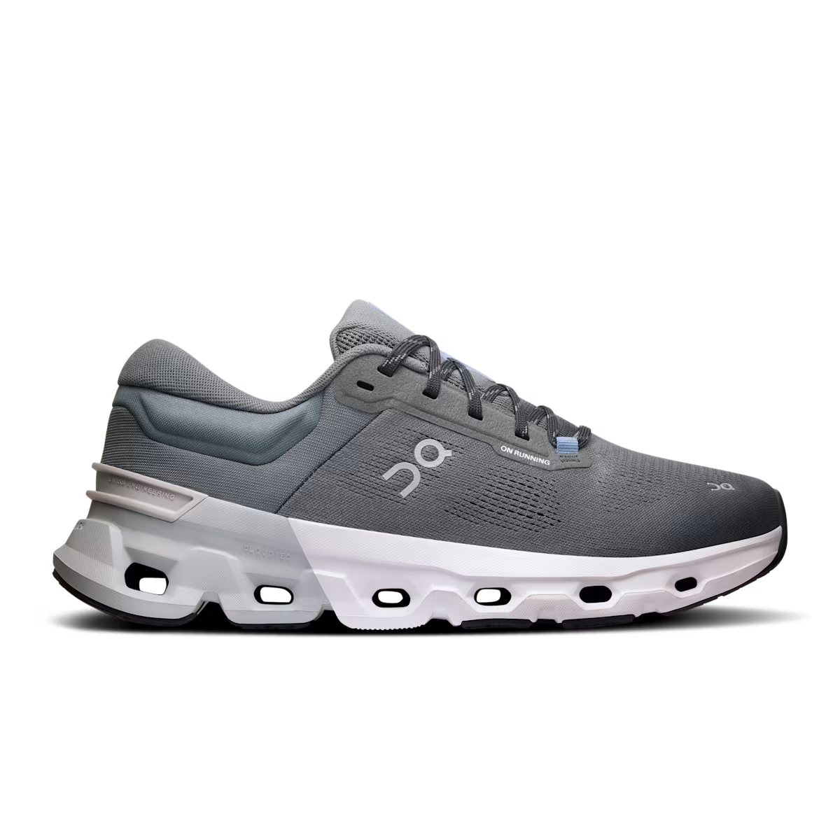 Men's On Cloudflyer 5 Running Shoe in Stone | Glacier