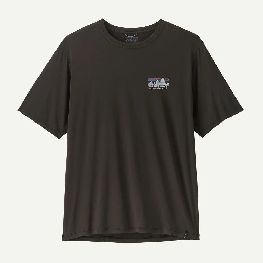 Patagonia Men's Capilene® Cool Daily Shirt - '73 Skyline in Black