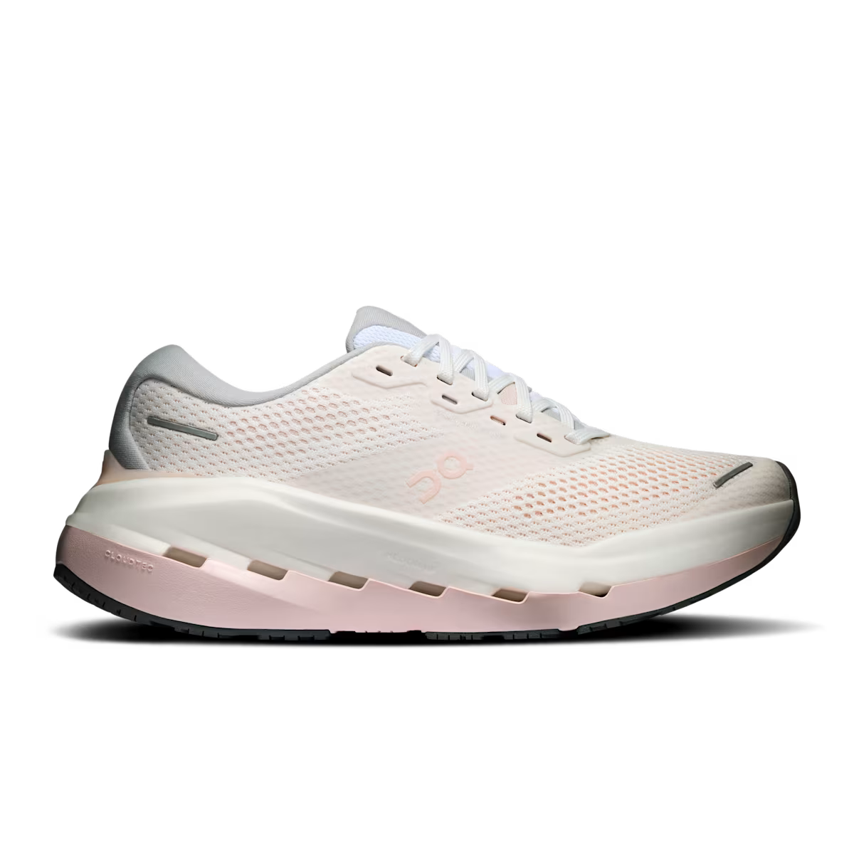 On Women's Cloudrunner 3 Max Running Shoe in White | Salt