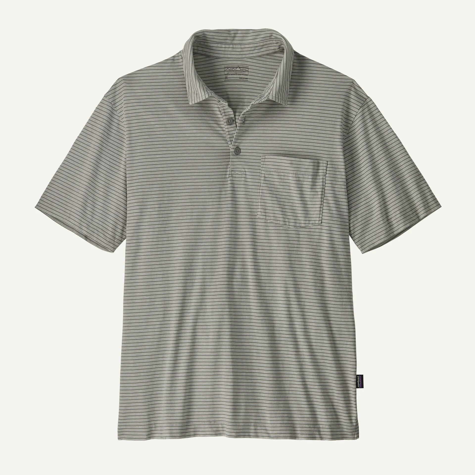 Patagonia Men's Daily Polo Shirt in Twin Rope: Forever Grey