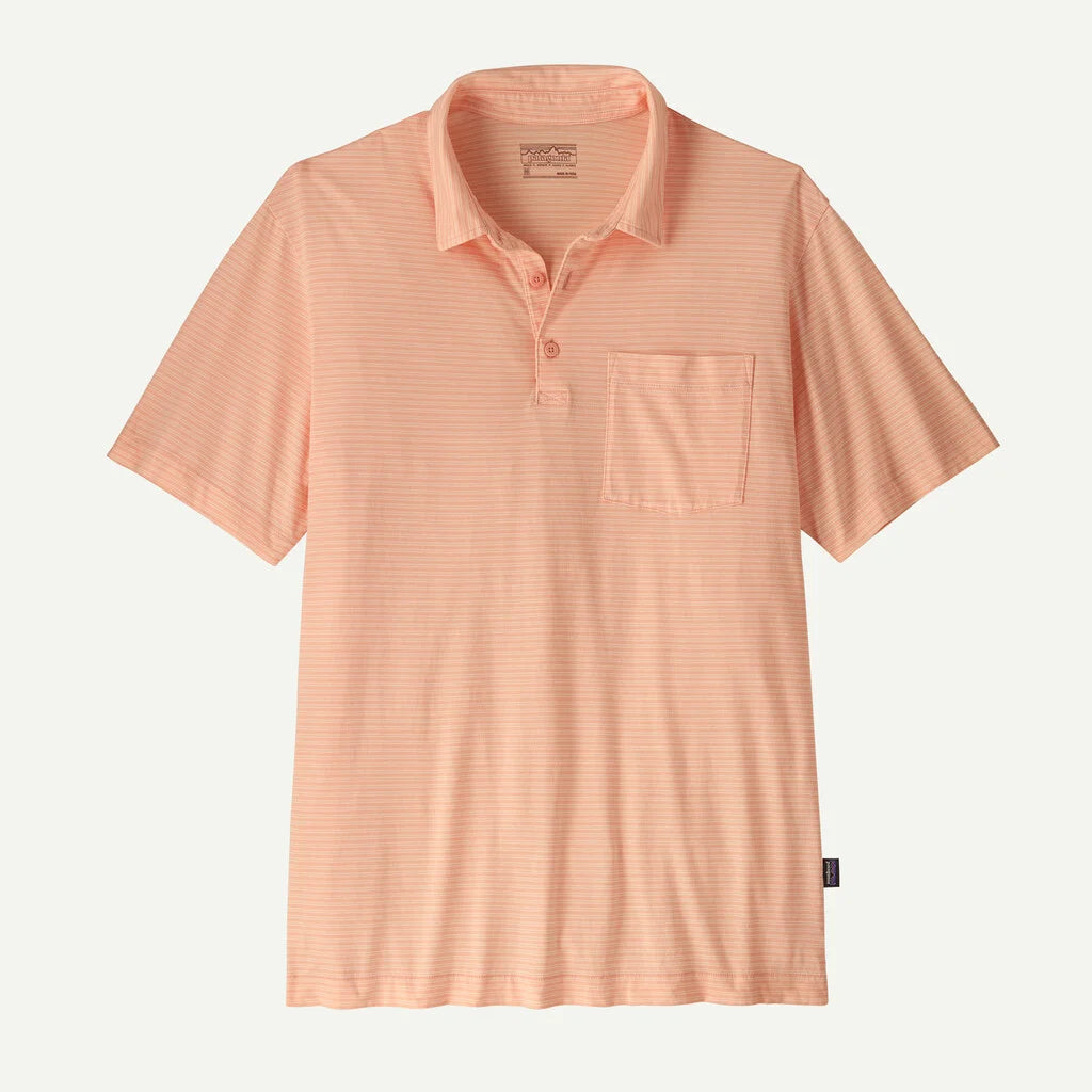 Patagonia Men's Daily Polo Shirt in Twin Rope: Sunlit Pink