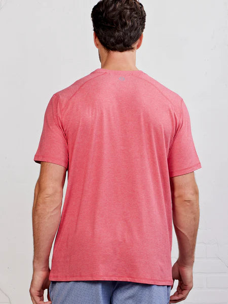 Tasc Carrollton T-Shirt in Racing Red Heather
