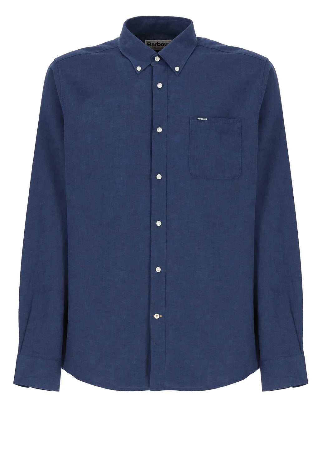 Barbour Nelson Tailored Long-Sleeved Shirt in Indigo