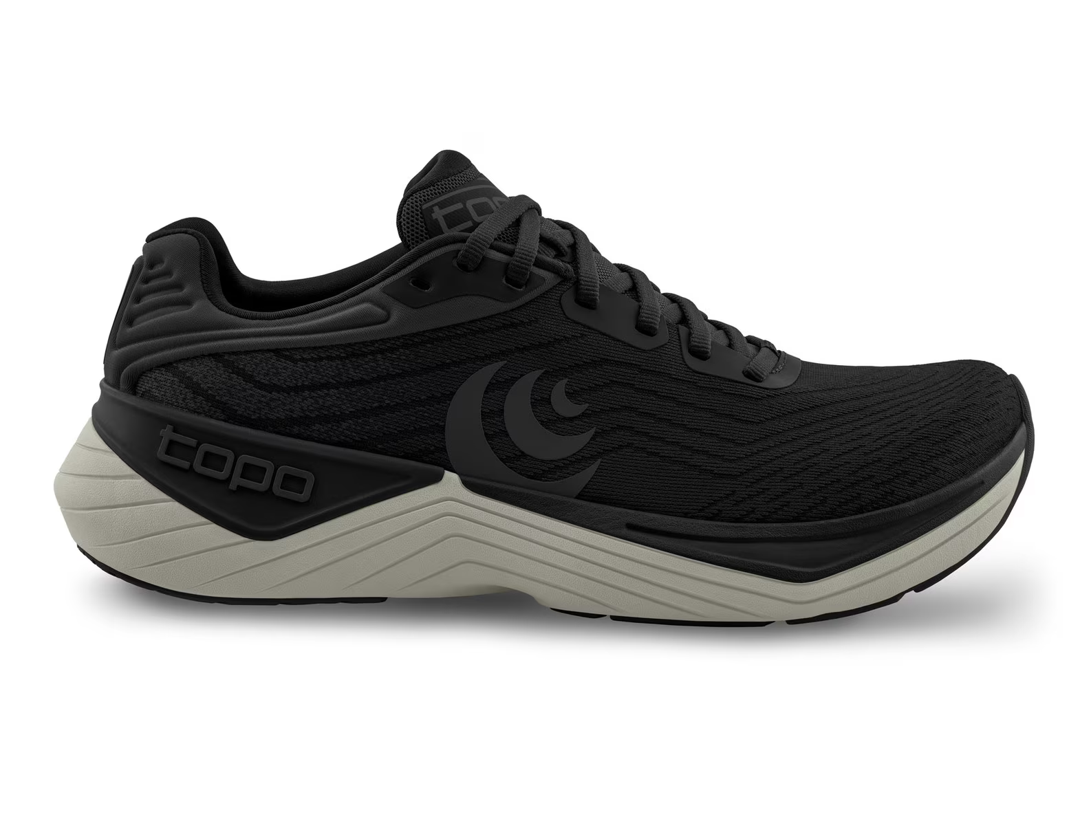 Men's Topo Athletic Ultrafly 5 Running Shoe in Black | Charcoal