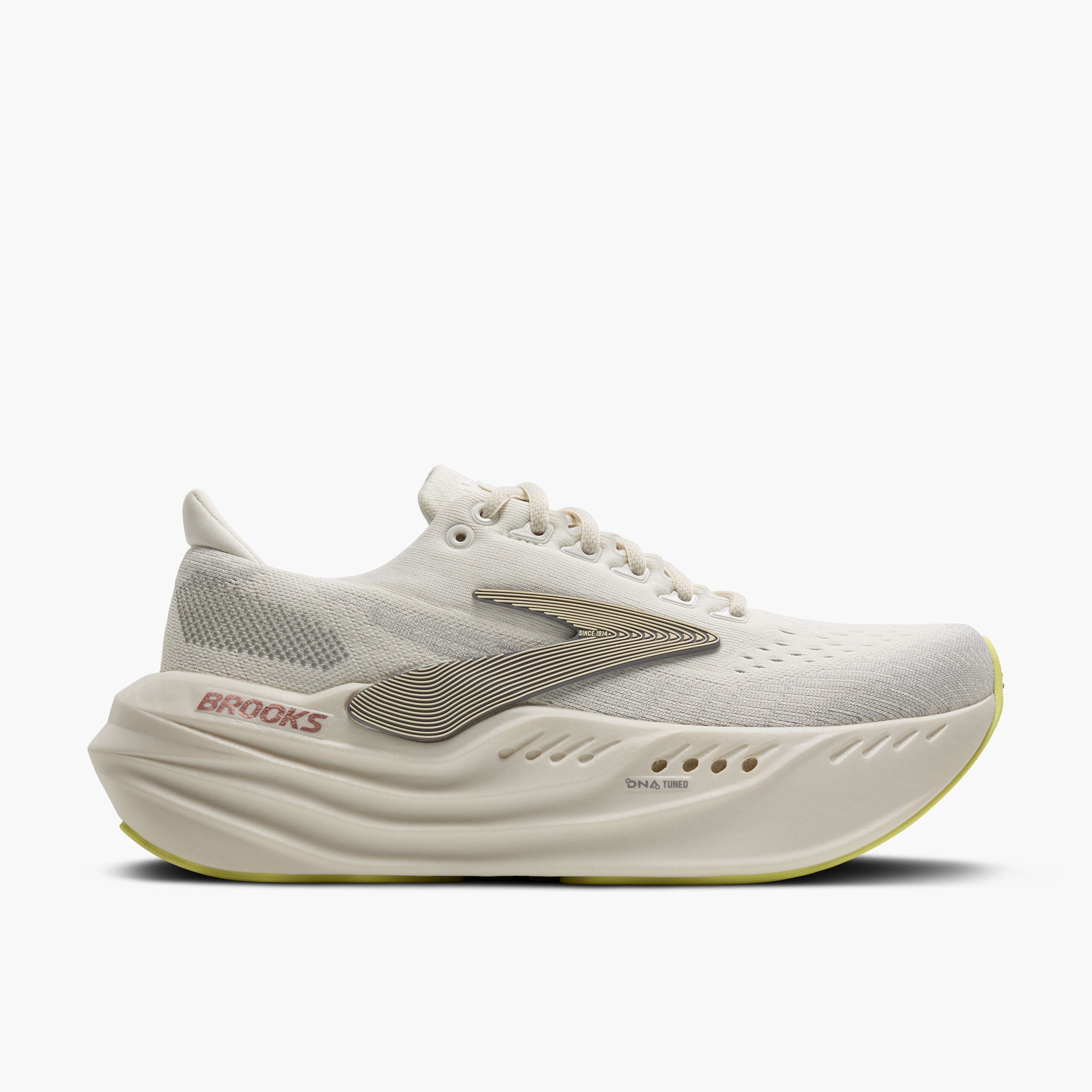 Women's Brooks Running Glycerin Max Road Running Shoe in Coconut/Alloy/Rose