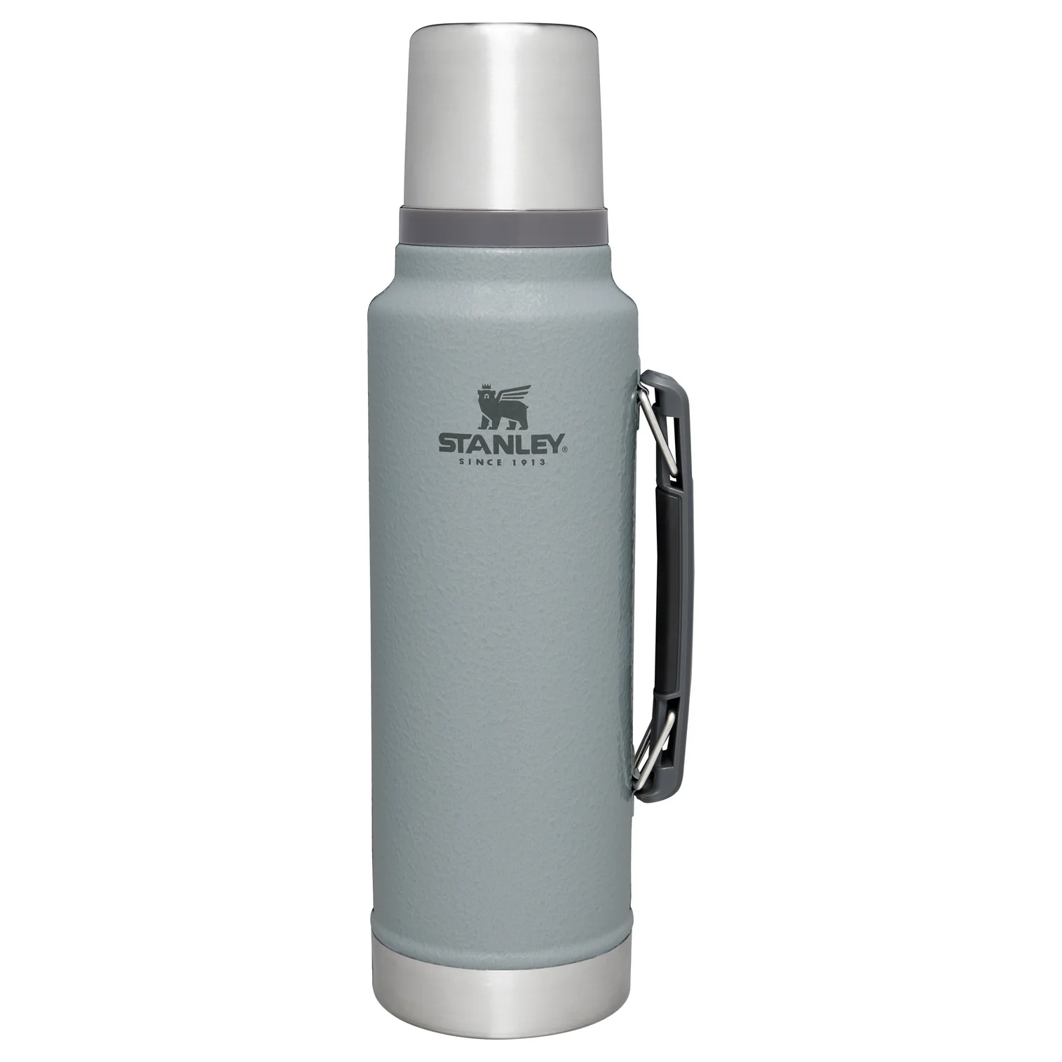 Stanley Classic Legendary Bottle | 1.5 QT, Hammertone Silver