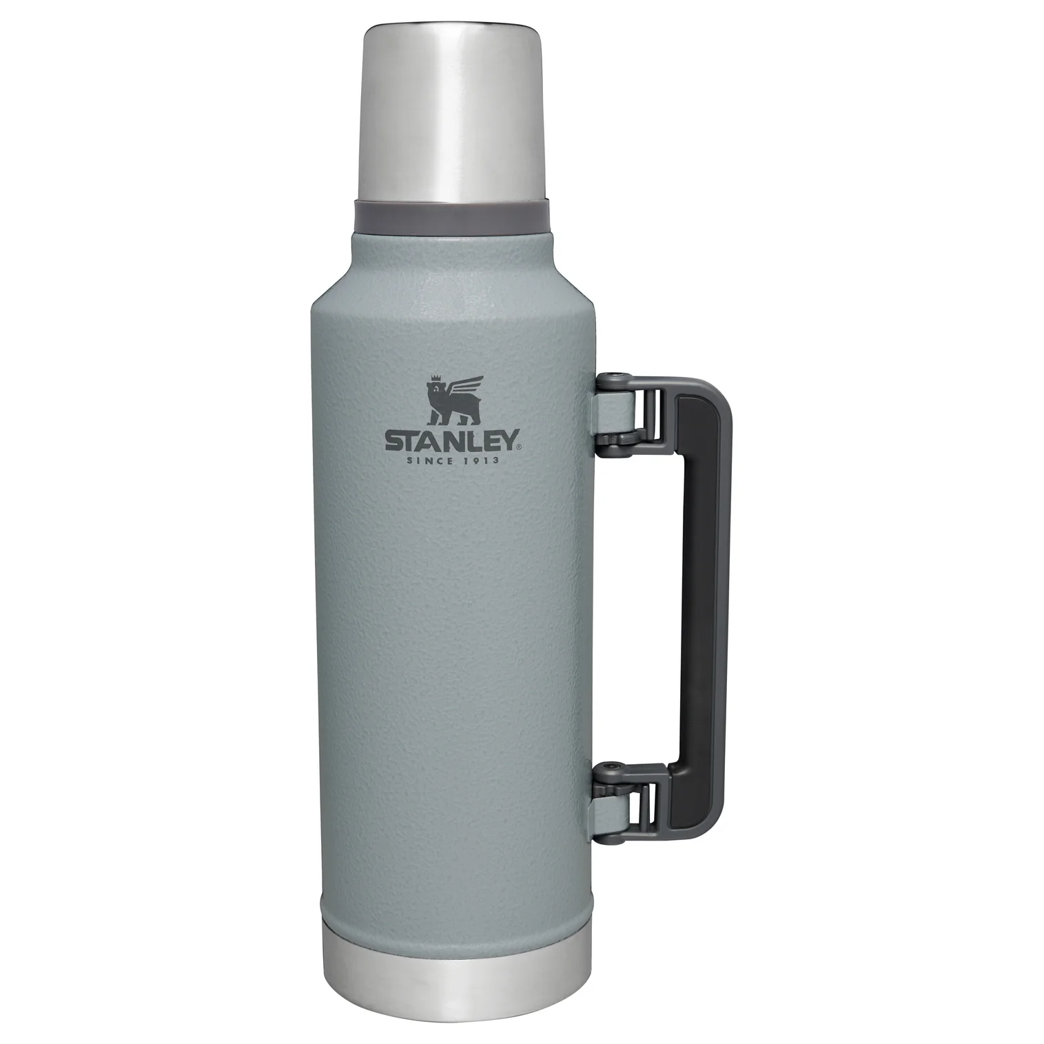 Stanley Classic Legendary Bottle | 2 QT, Hammertone Silver