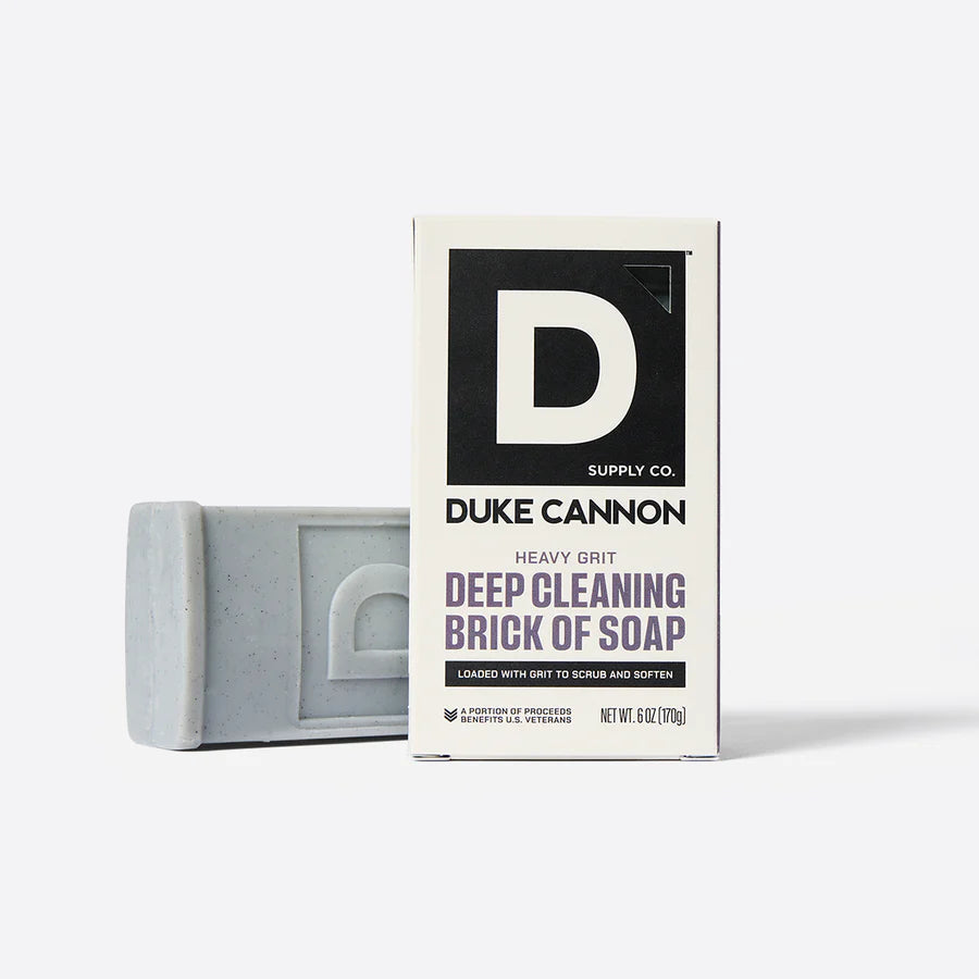 Duke Cannon Heavy Grit Deep Cleaning Brick of Soap in Mandarin + Fresh Mint
