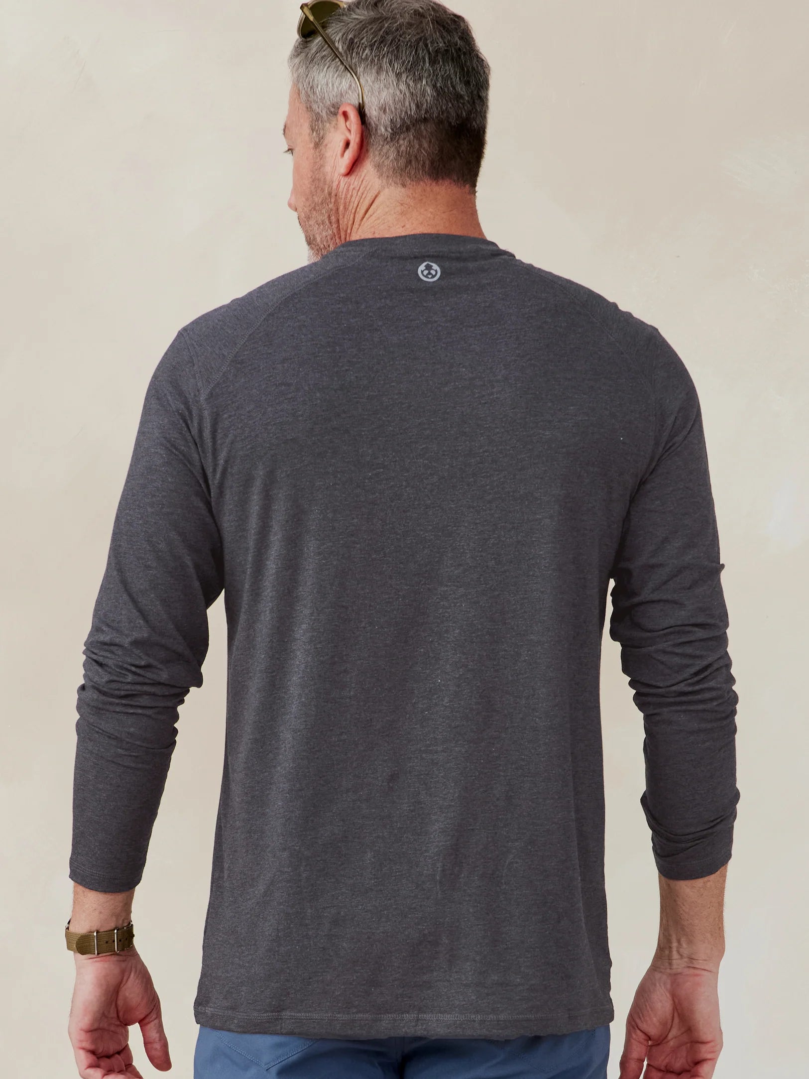 Tasc Carrollton Long Sleeve T-Shirt in Cinder