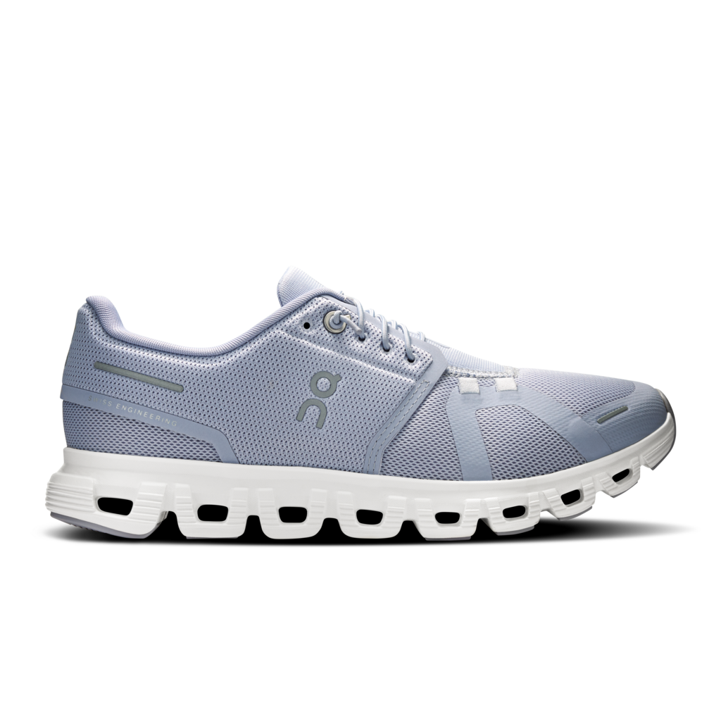 Women's On Cloud 6 Running Shoe in Nimbus | White
